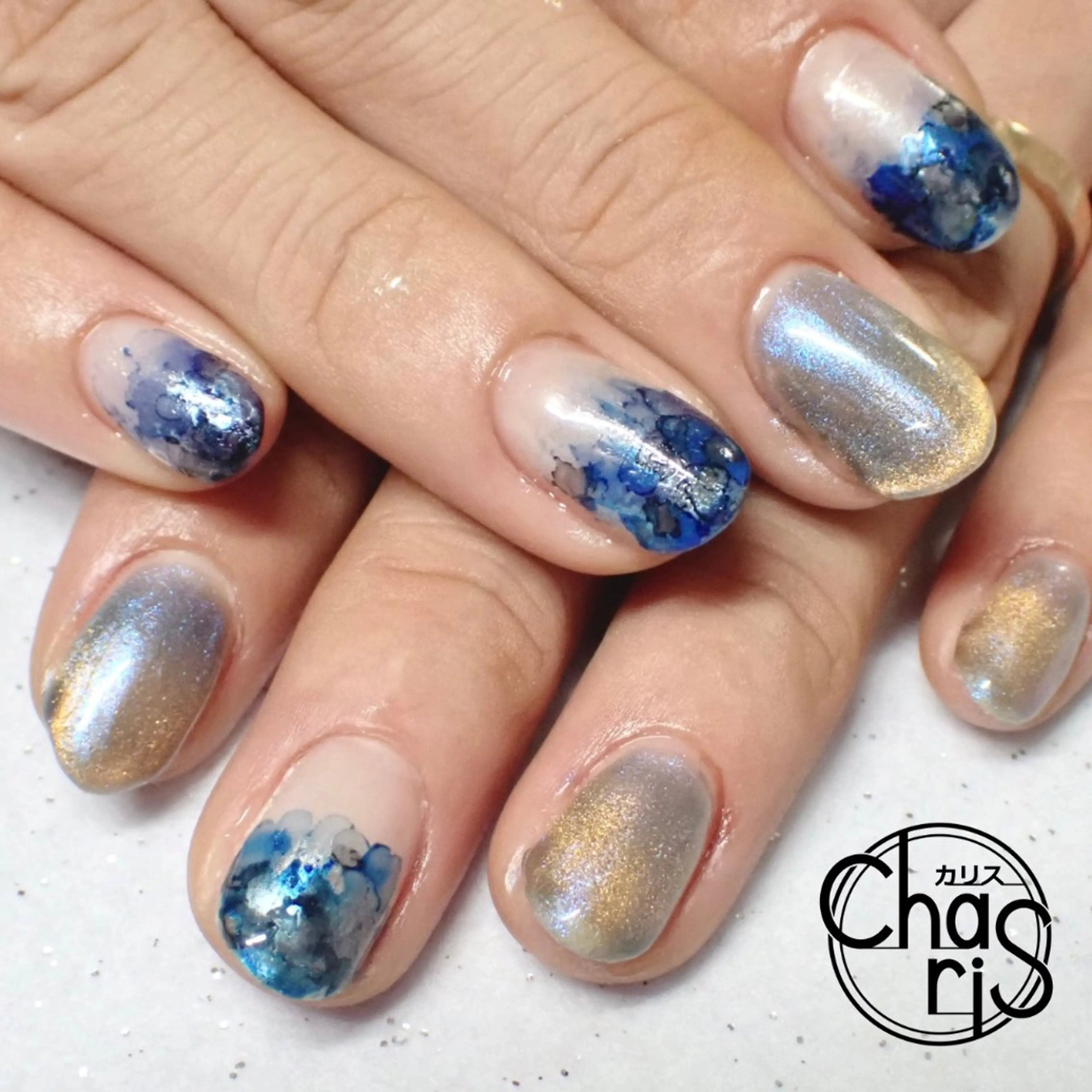 ネイル マグネットネイル ネイルサロン Charisのネイルデザイン