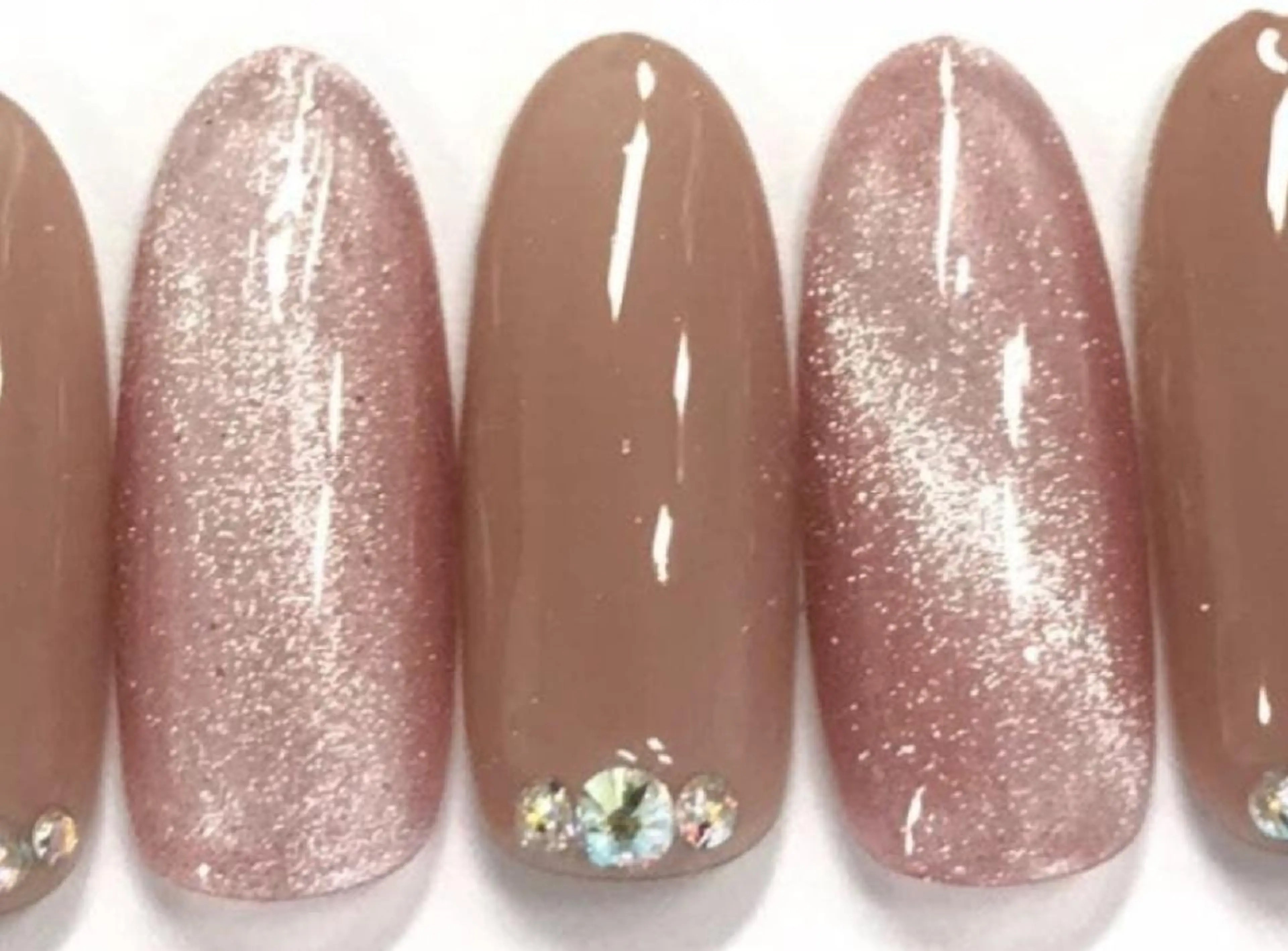 ネイル マグネットネイル ワンカラーネイル privateサロン creaのネイルデザイン