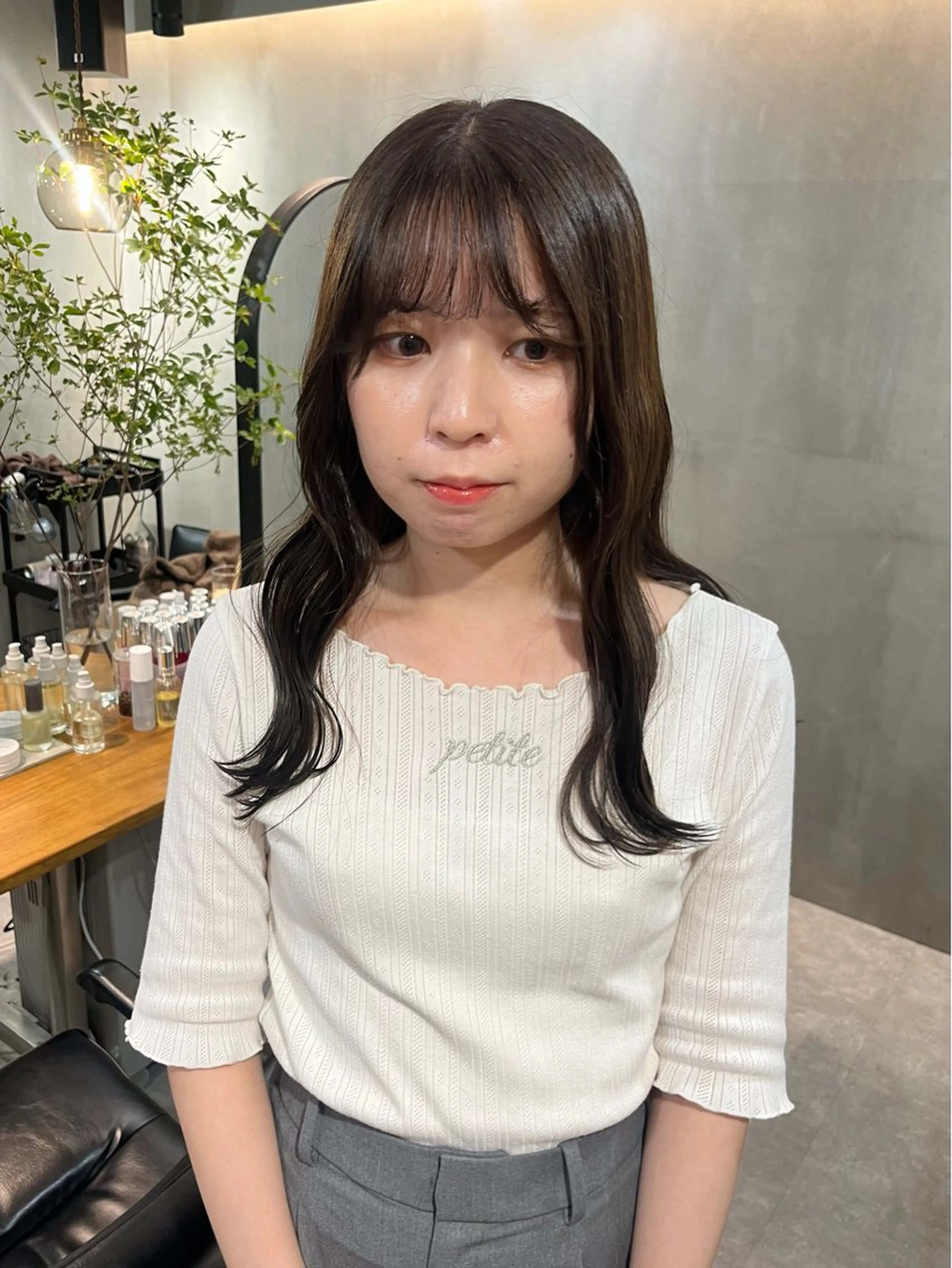 セミロング ヘアカラー トリートメント 🤎透明感ツヤカラー Chinatsu🤎のヘアスタイル