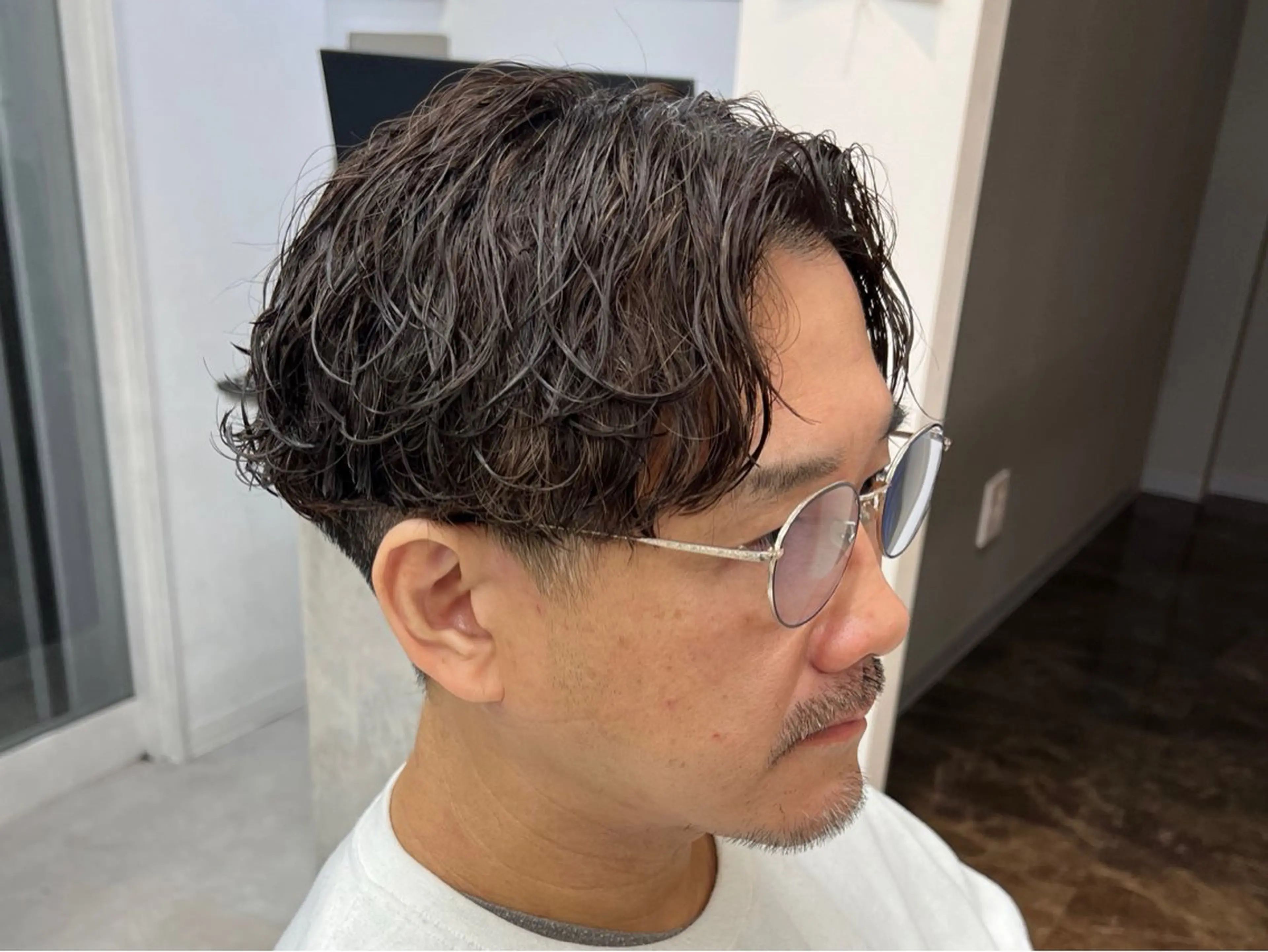 ショート パーマ メンズ カット パーマ ヘアセット 垢抜けメンズパーマ/ DAICHIのヘアスタイル