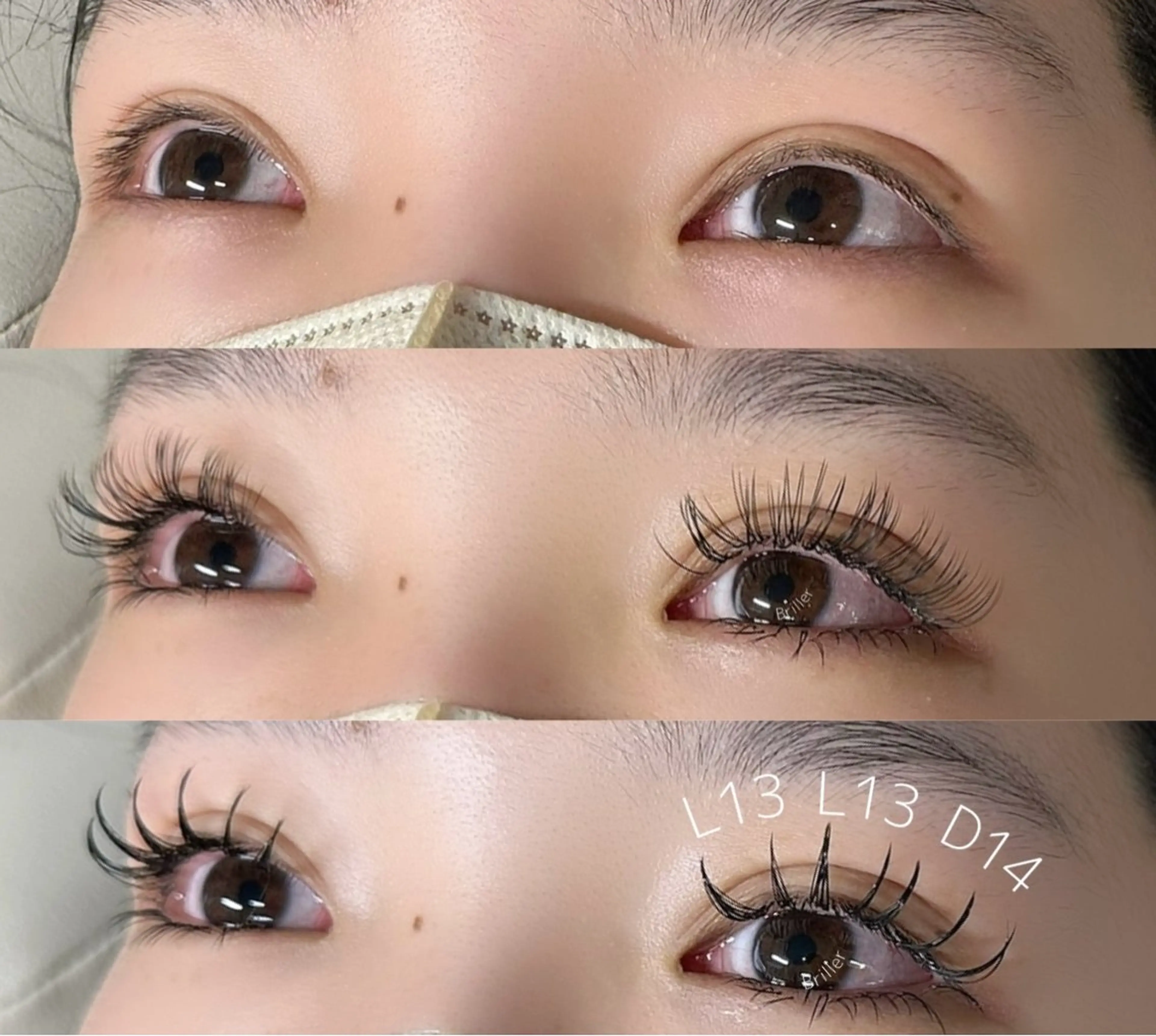 マツエク・マツパ Briller @odawaraのマツエク・マツパデザイン