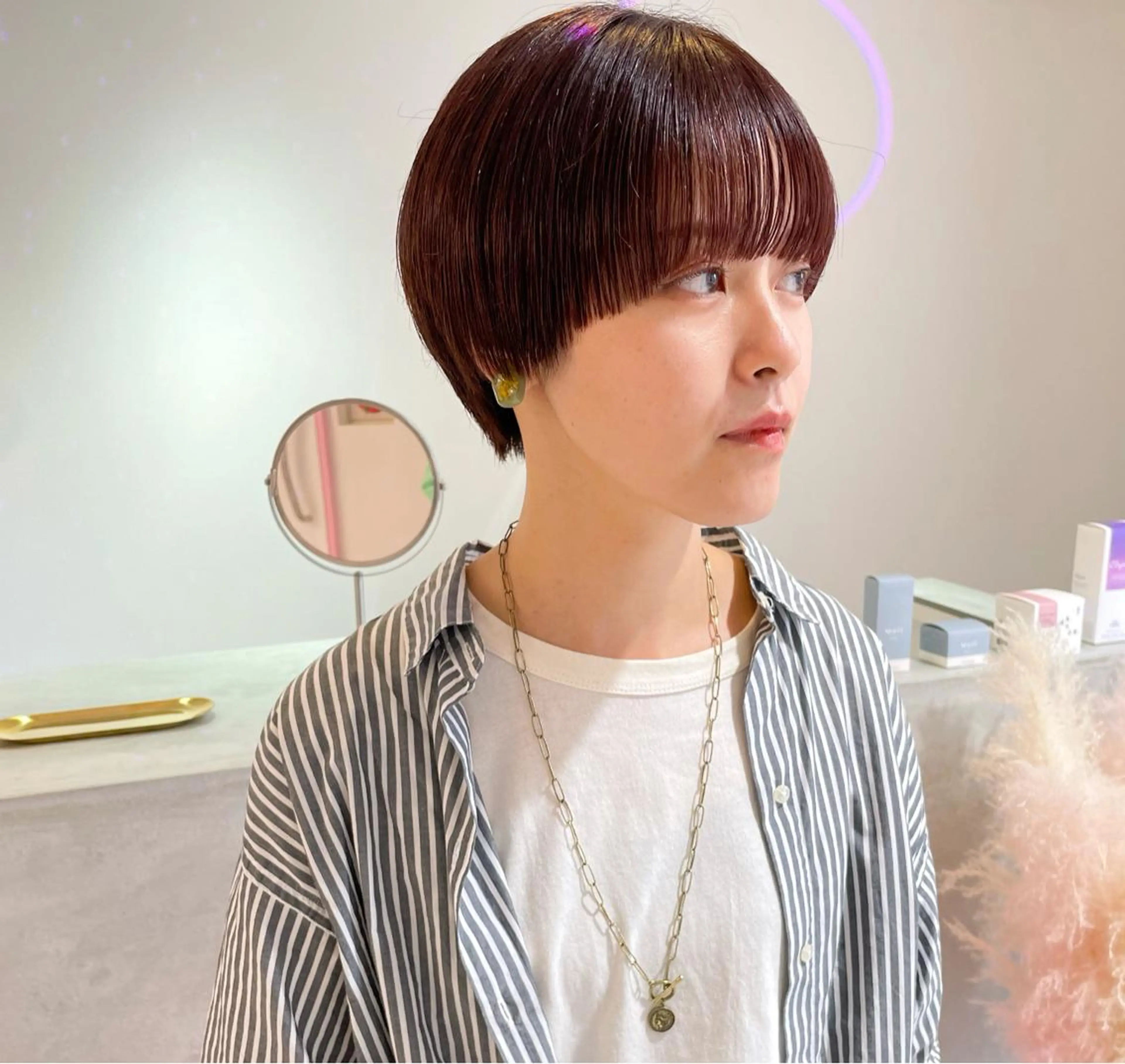 ショート 丸みショート ボブ 髪質改善 ショートヘア ボブ特化✨ 松本竜之介のヘアスタイル