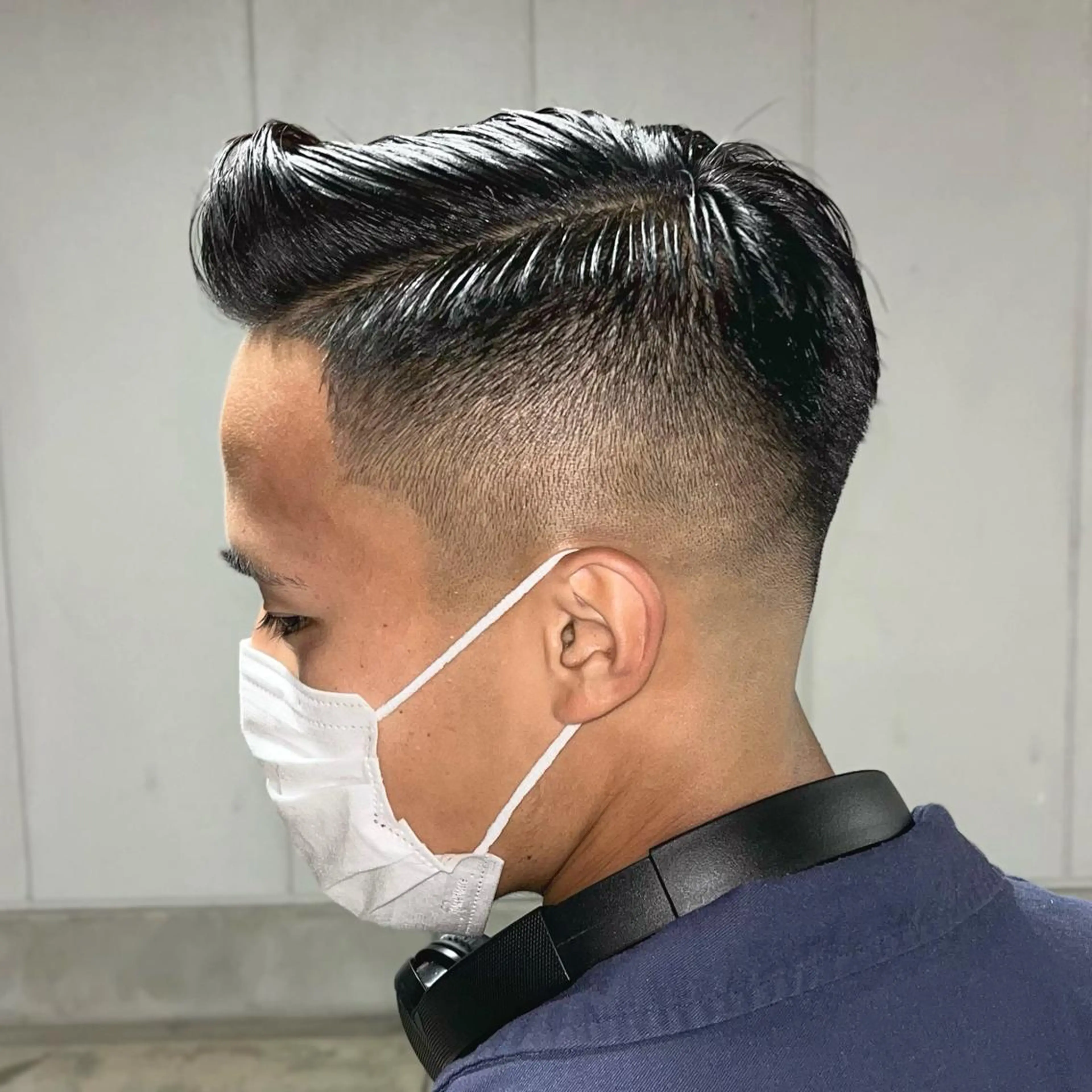 ショート メンズ フェードカット メンズパーマ スキンフェード スペインカール 立川/メンズパーマ 厚進太郎のヘアスタイル