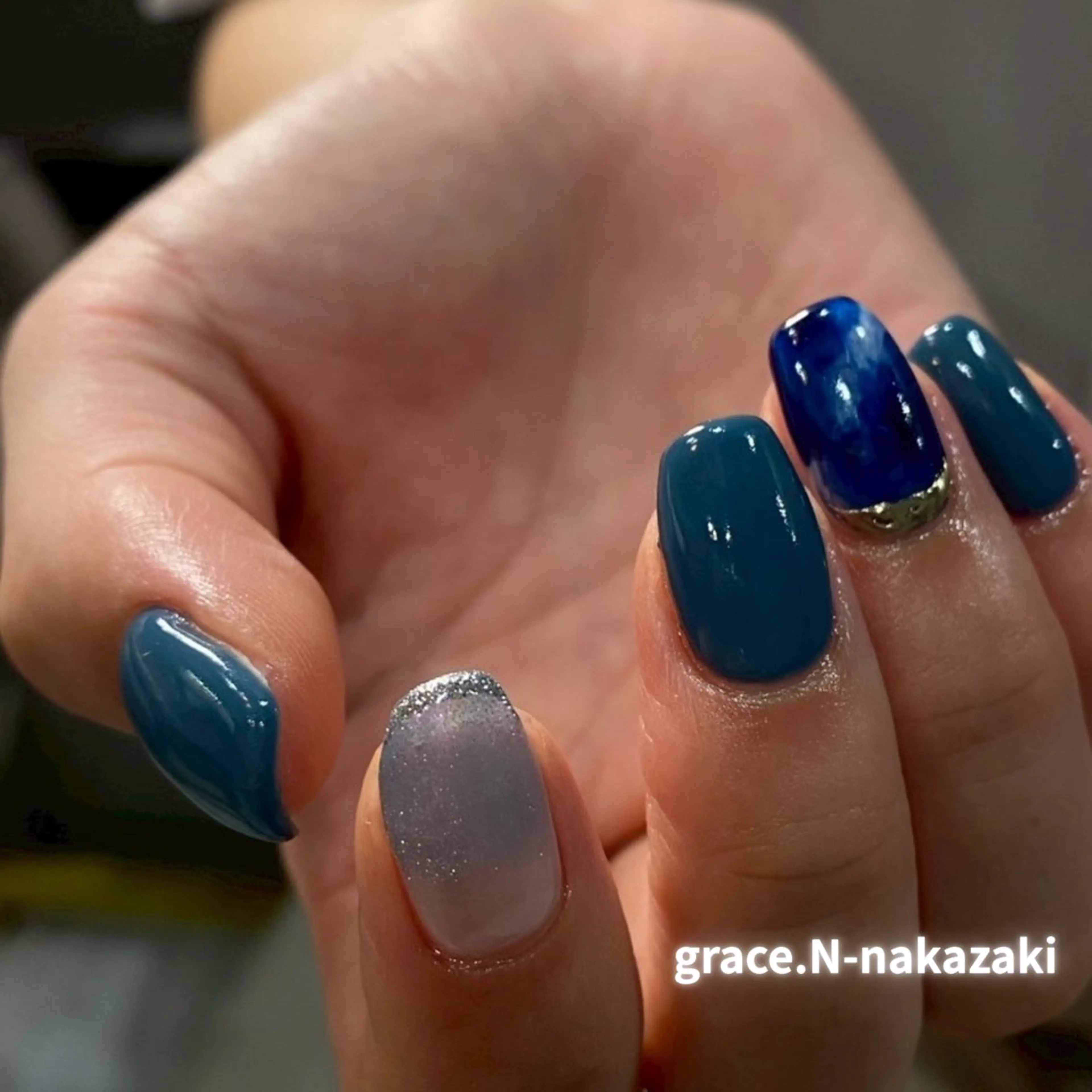 ネイル ハンドネイル grace,N-nakazaki所属・grace,N 2男性NGのネイルデザイン