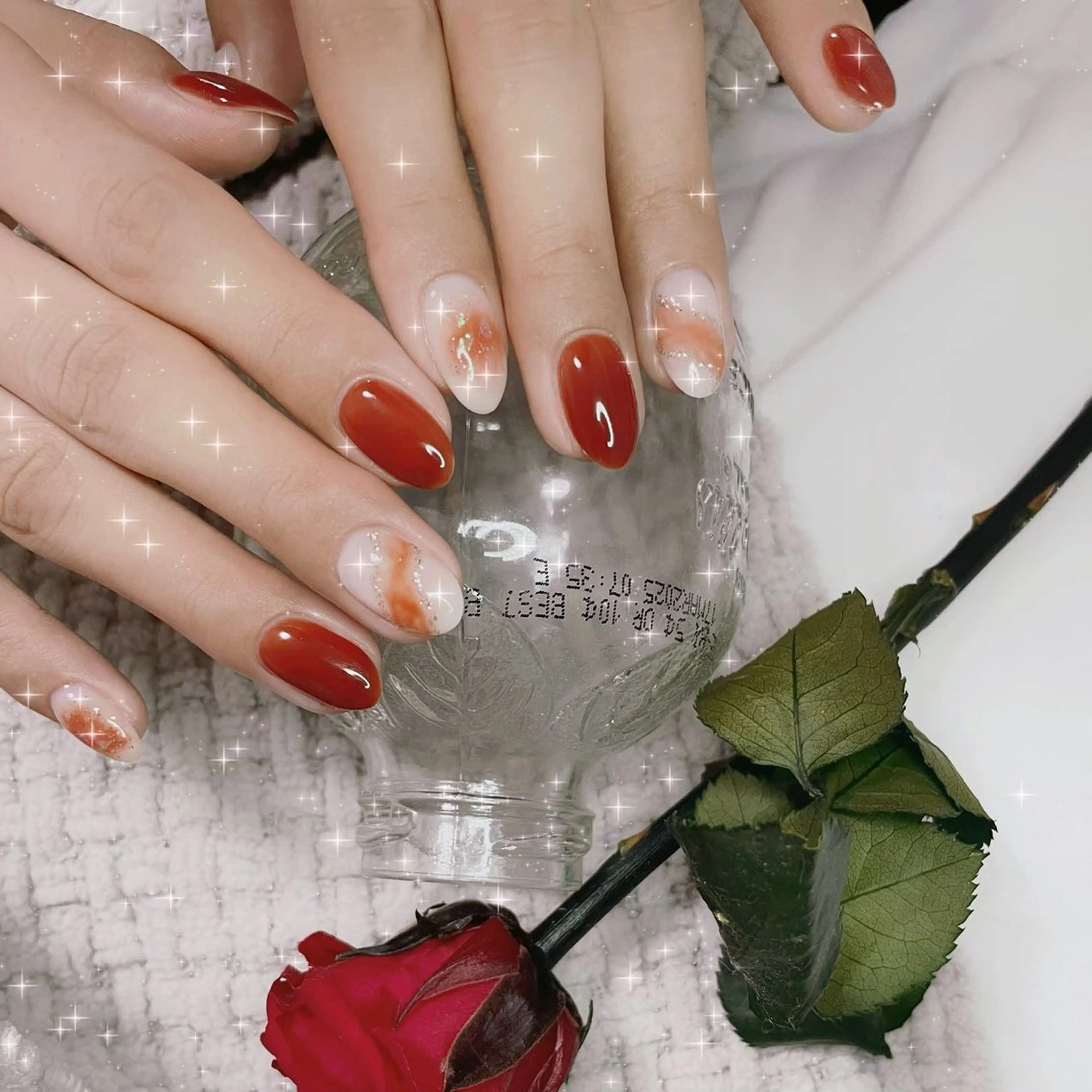 ネイル ハンドネイル 👍thumbs up nail👍のネイルデザイン