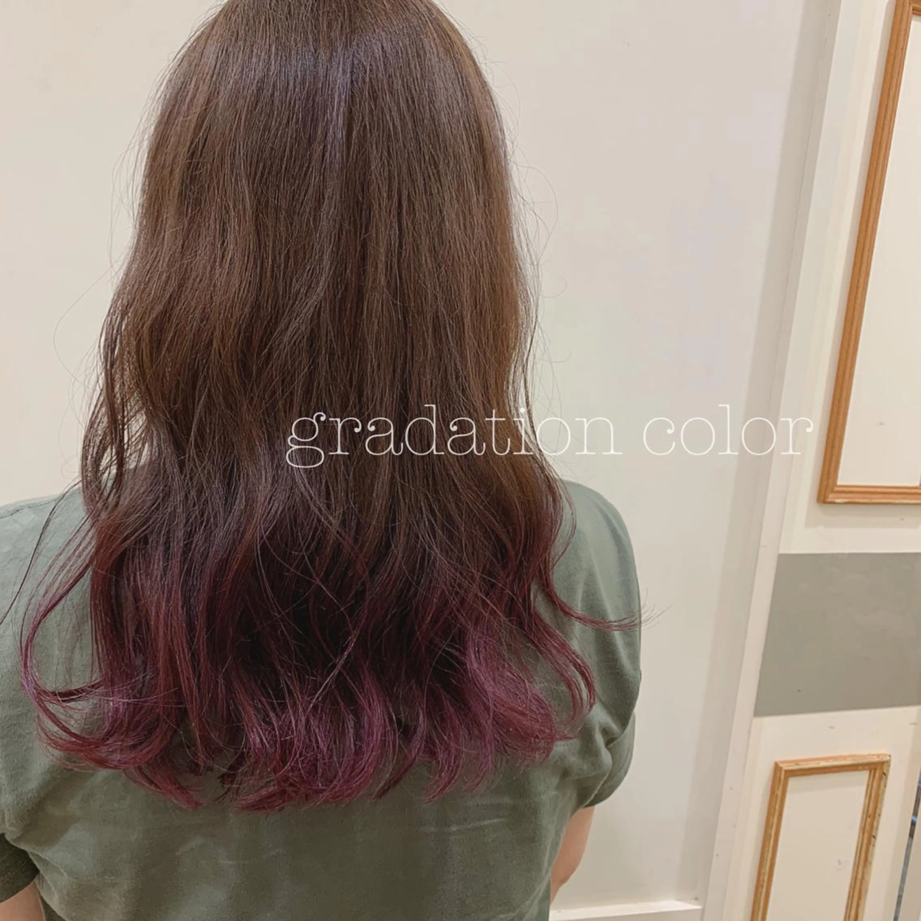 ミディアム カラー ヘアカラー トリートメント ぱつっとボブ/ 小野あかねのヘアスタイル