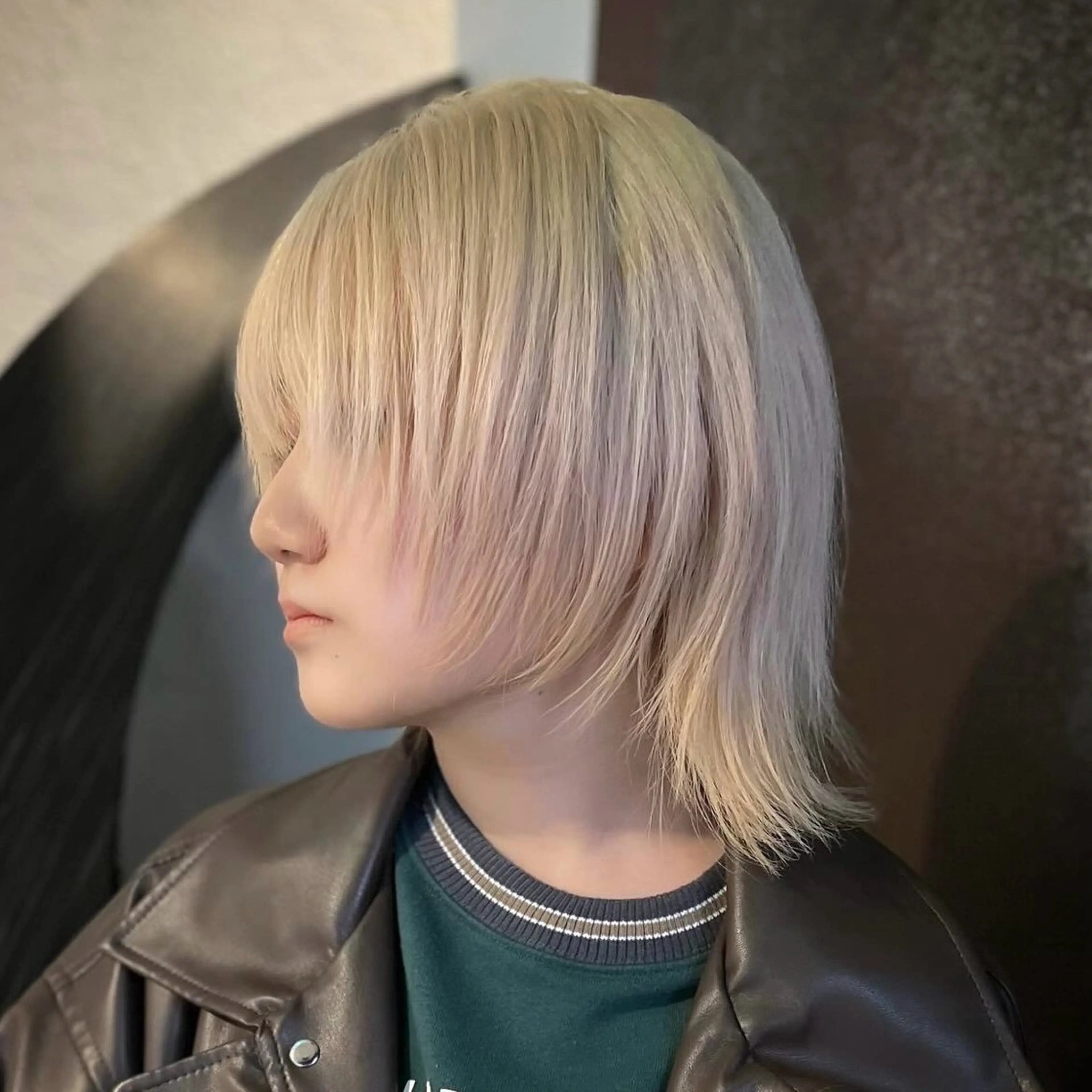 ショート ヘアカラー トリートメント ハッシュ・ウルフ🐺 小顔レイヤー松山直史のヘアスタイル