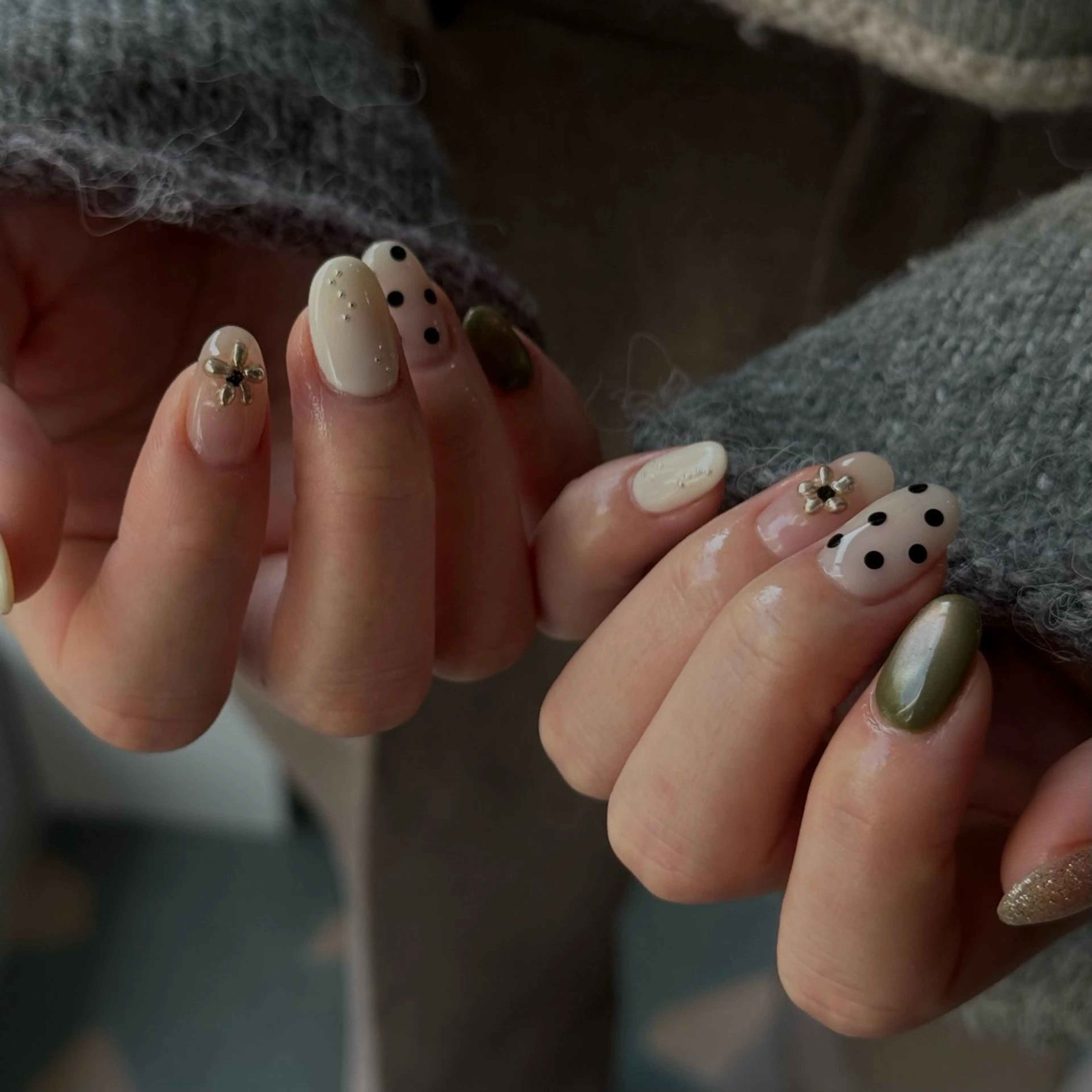 ネイル 春ネイル new.ed/ staffのネイルデザイン