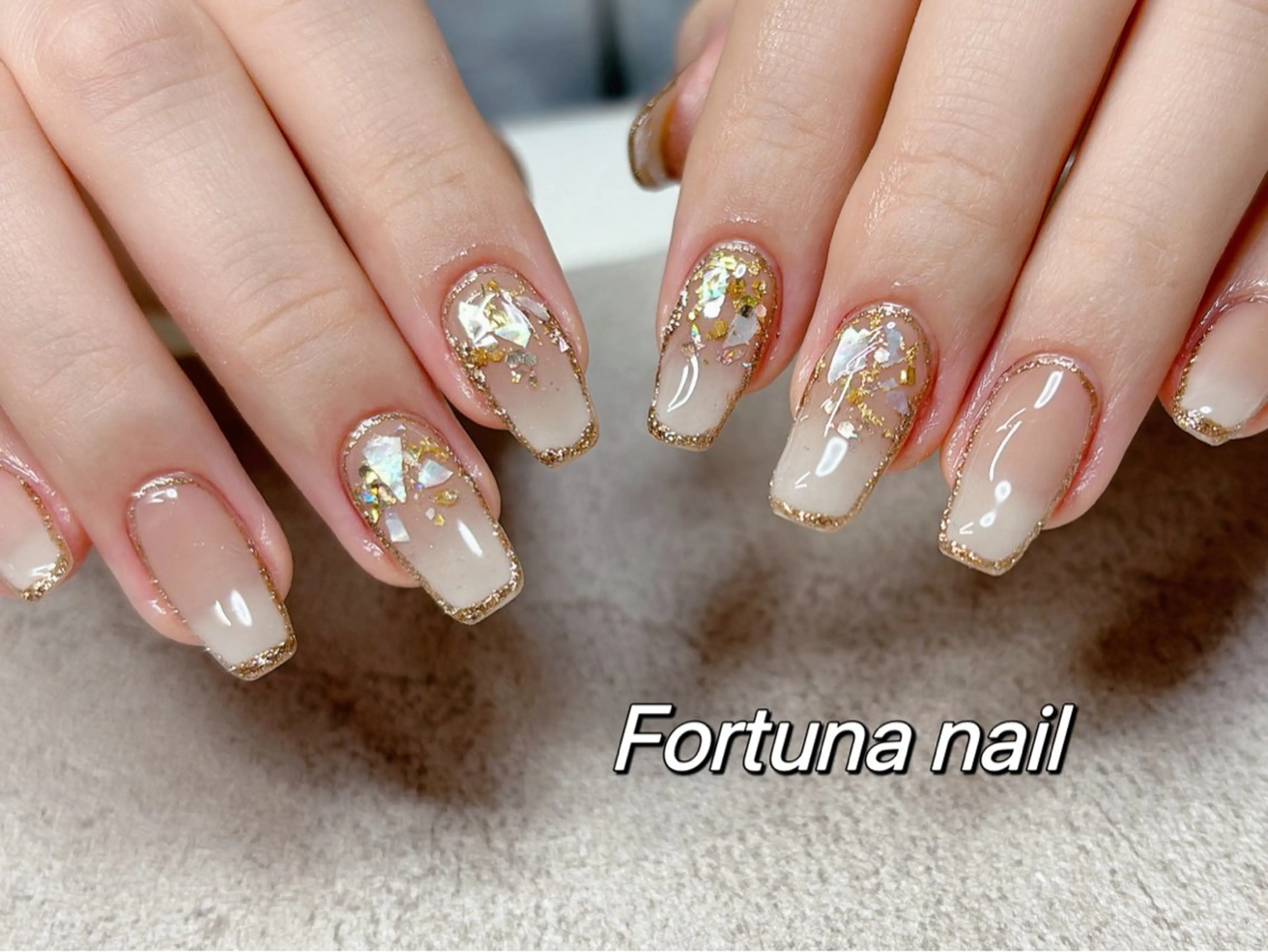 ネイル 持ち込み ハンドネイル ハンドケア Nail •Head スパFortunaのネイルデザイン