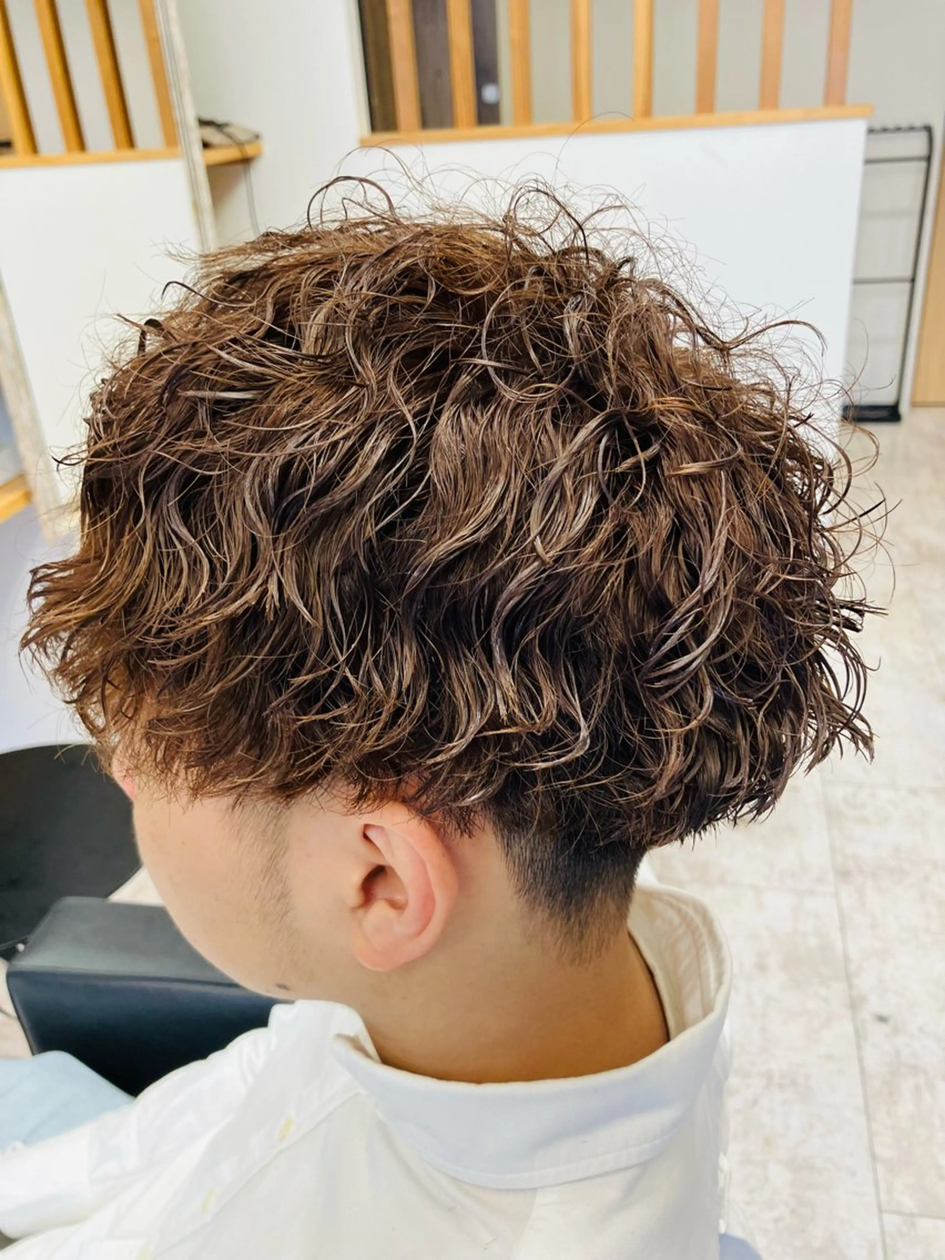 パーマ メンズ カット パーマ メンズ特化/パーマ/ フェードWATARUのヘアスタイル