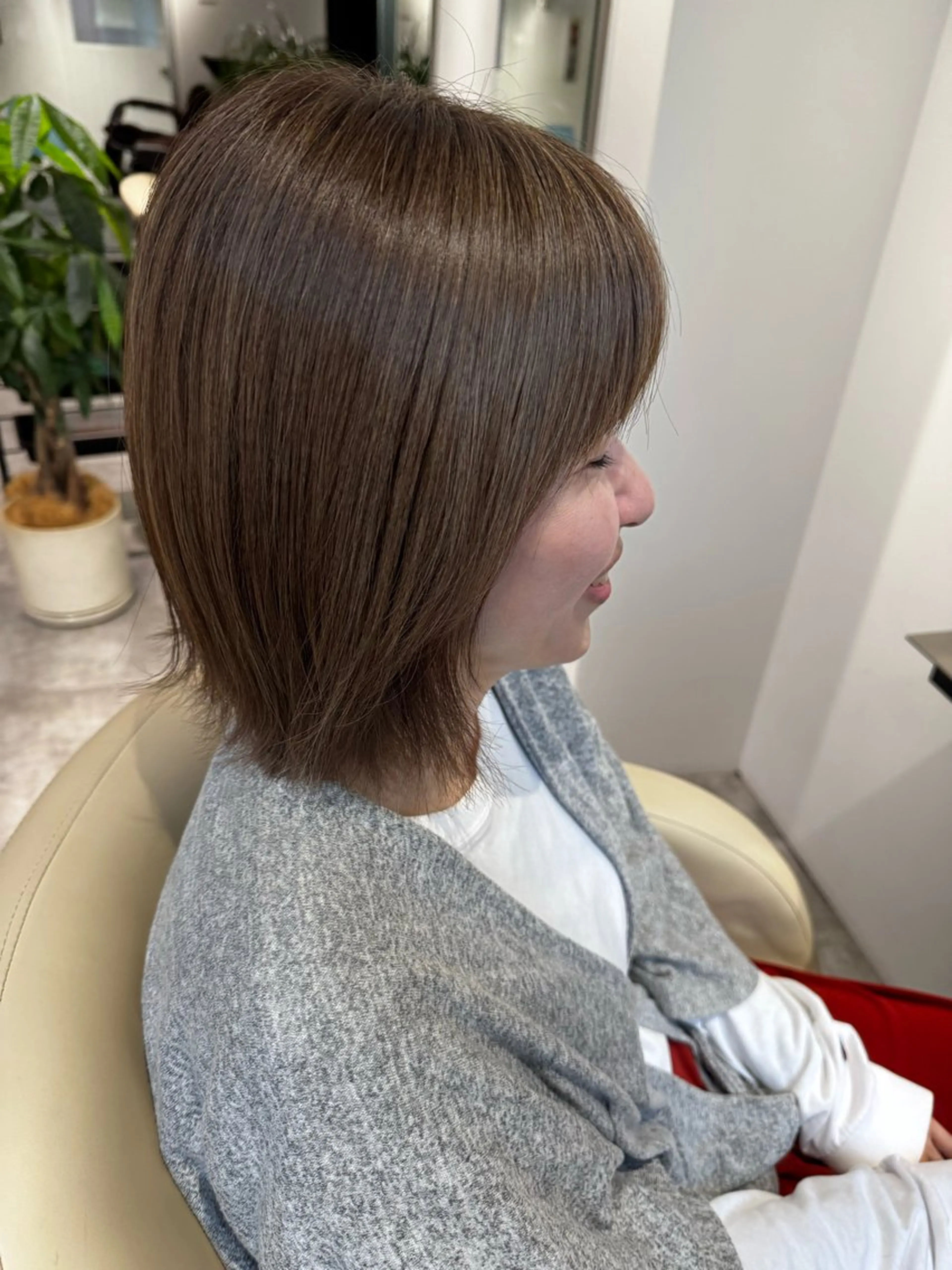 ショート カラー 髪質改善 夜23時まで予約🉑 reverieあきらのヘアスタイル