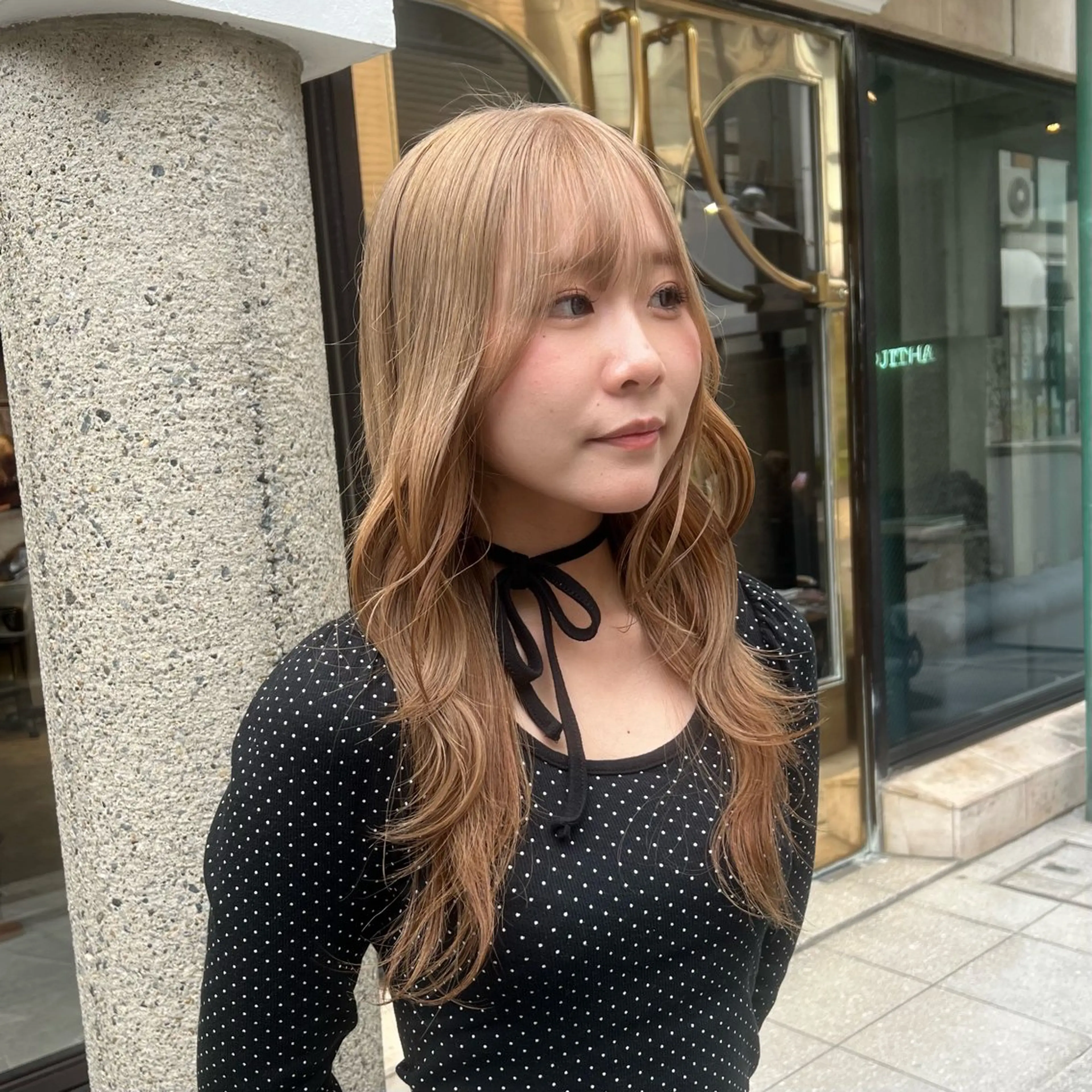 セミロング カラー カット ヘアカラー トリートメント 赤みゼロ/透明感 カラー🌿KANTAのヘアスタイル