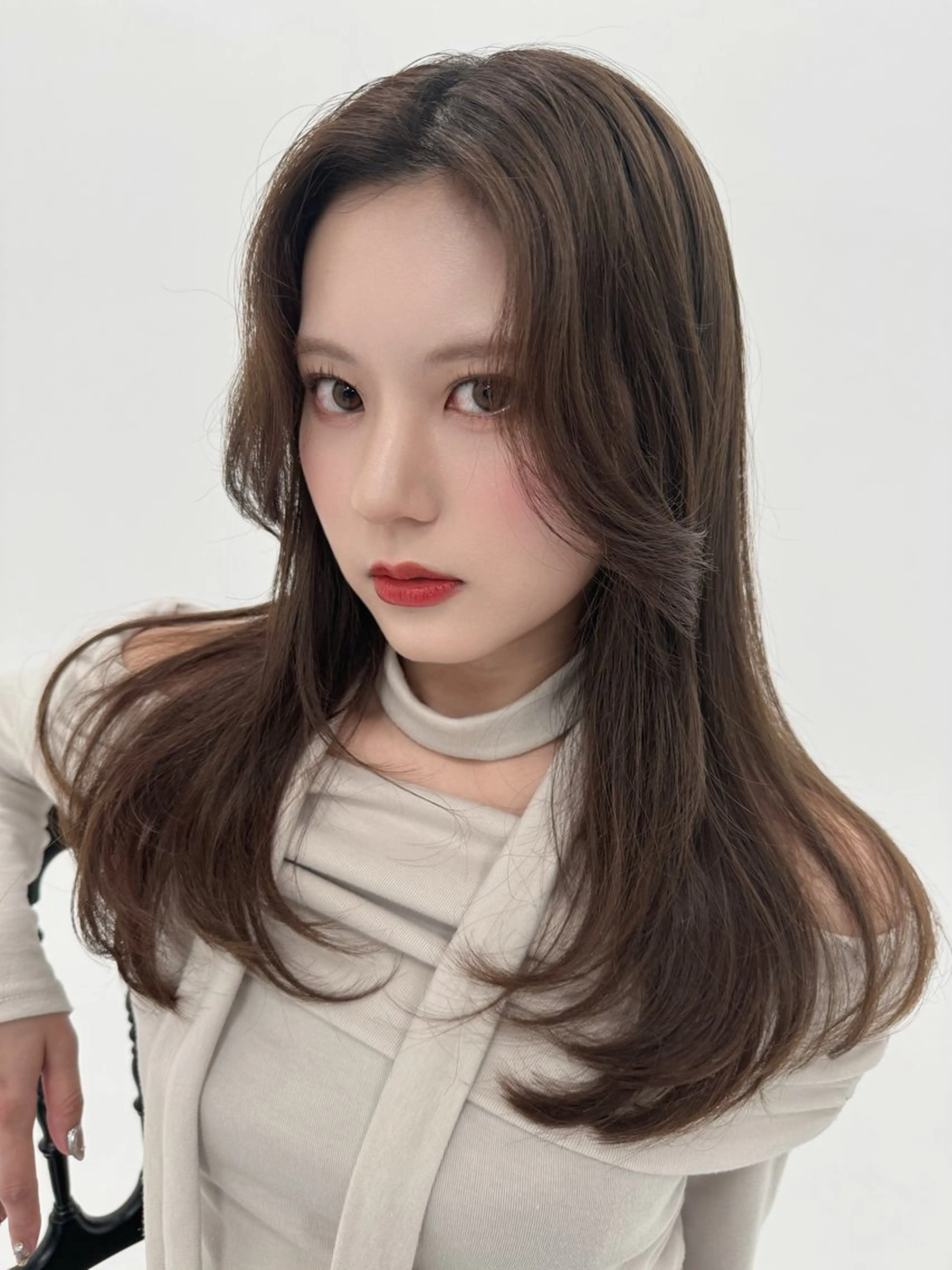 【🎀絶対可愛くなれる🎀】小顔レイヤーカット➕Aujuaソムリエトリートメント4STEP🩷※シャンプー＋550円の写真