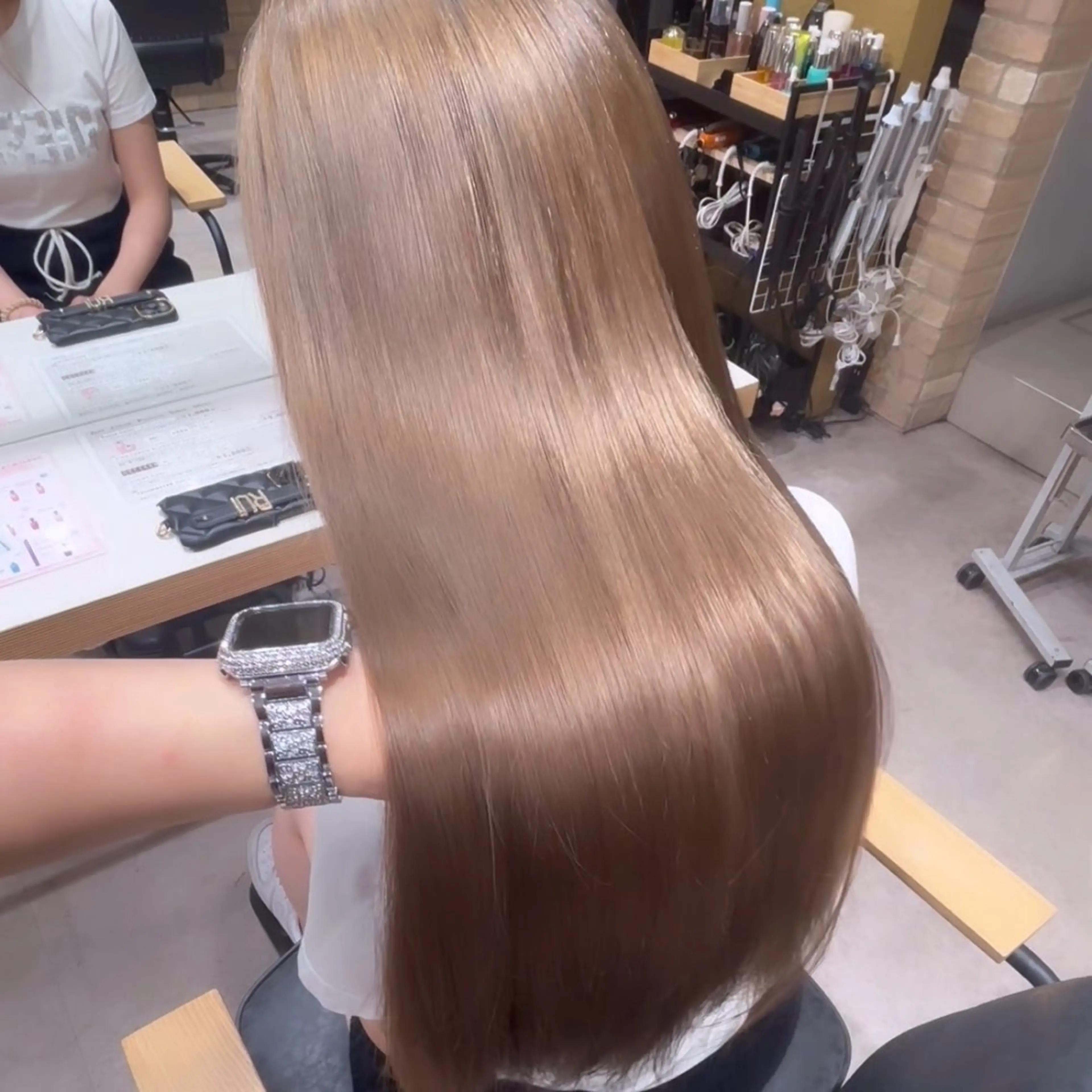 ロング カラー ダブルカラー ハイトーンレイヤー 吉祥寺/nana🎀のヘアスタイル