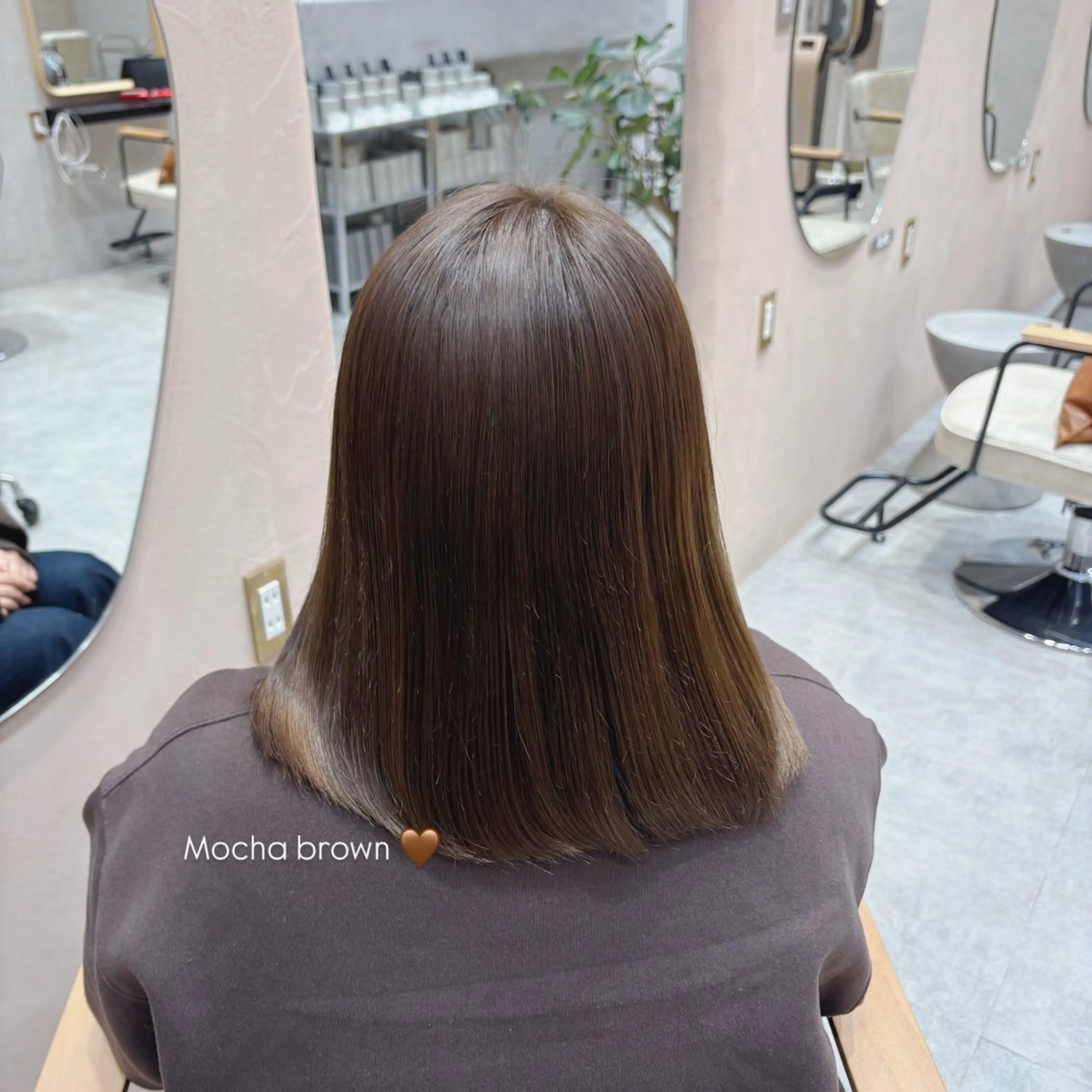 ミディアム カラー ヘアアレンジ 🐰あみ【艶カラー/ 縮毛矯正】🫧のヘアスタイル