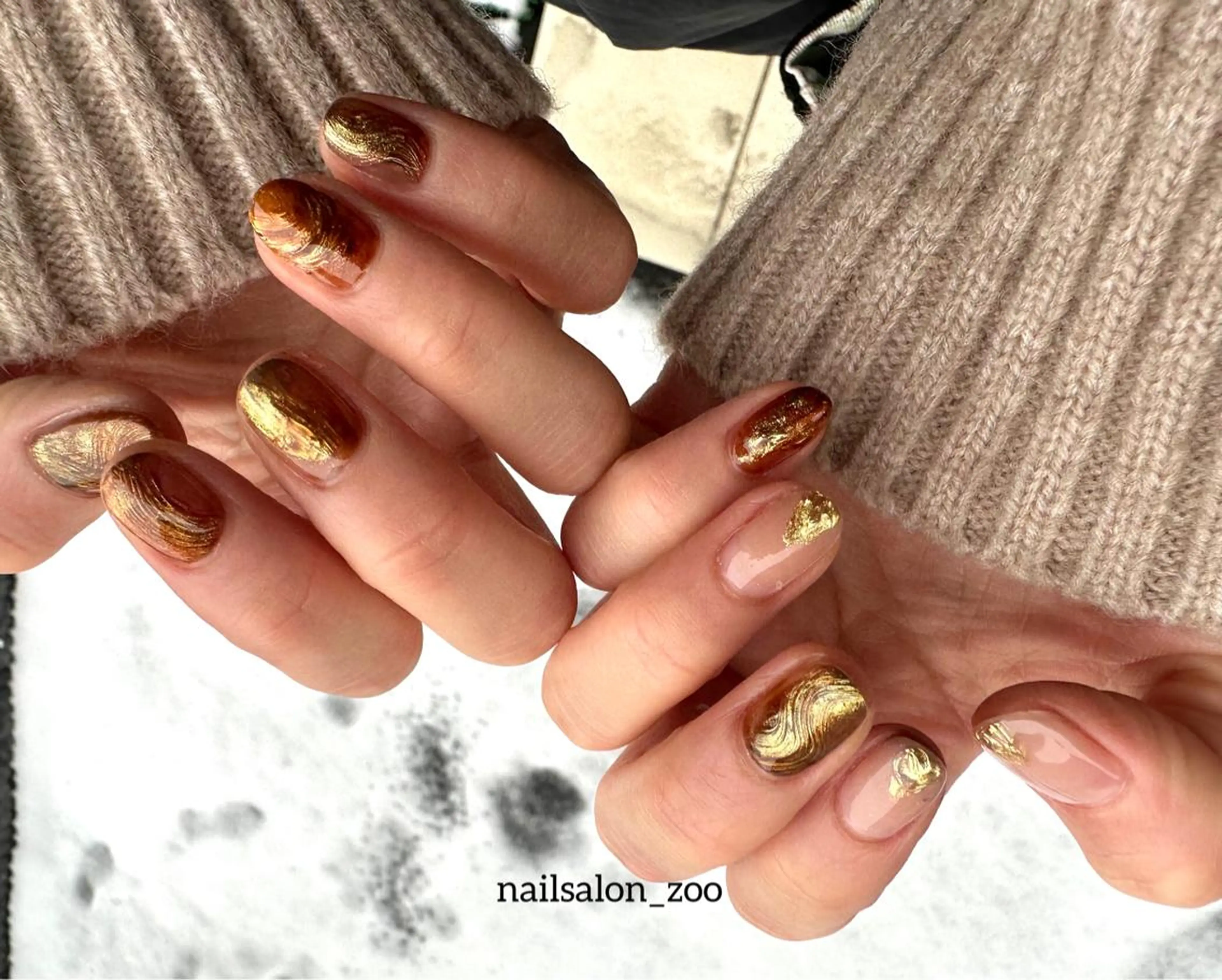 ネイル ミラーネイル ニュアンスネイル Nroom. /はるのネイルデザイン