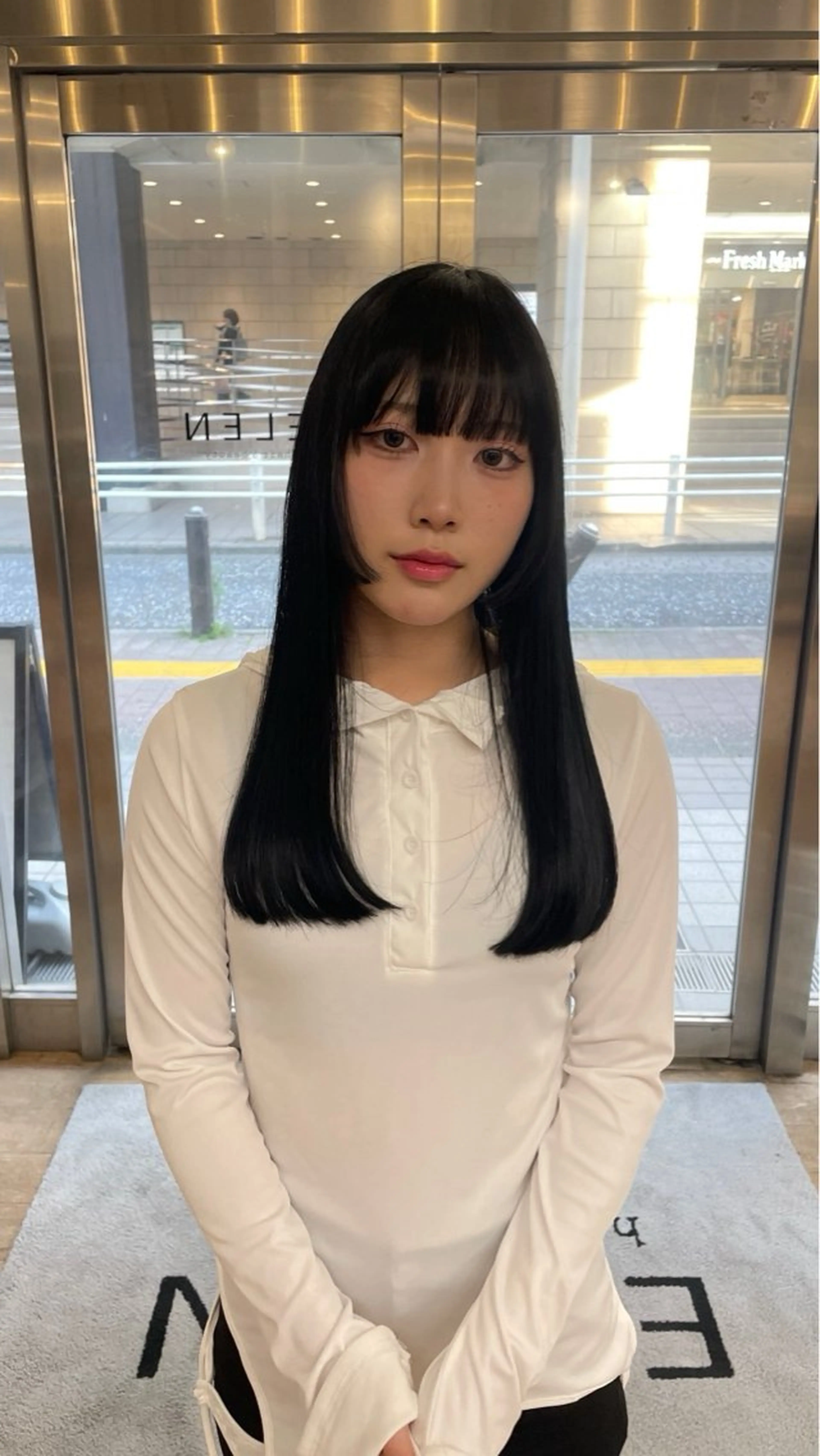 ロング カラー＆縮毛 kotojiのヘアスタイル