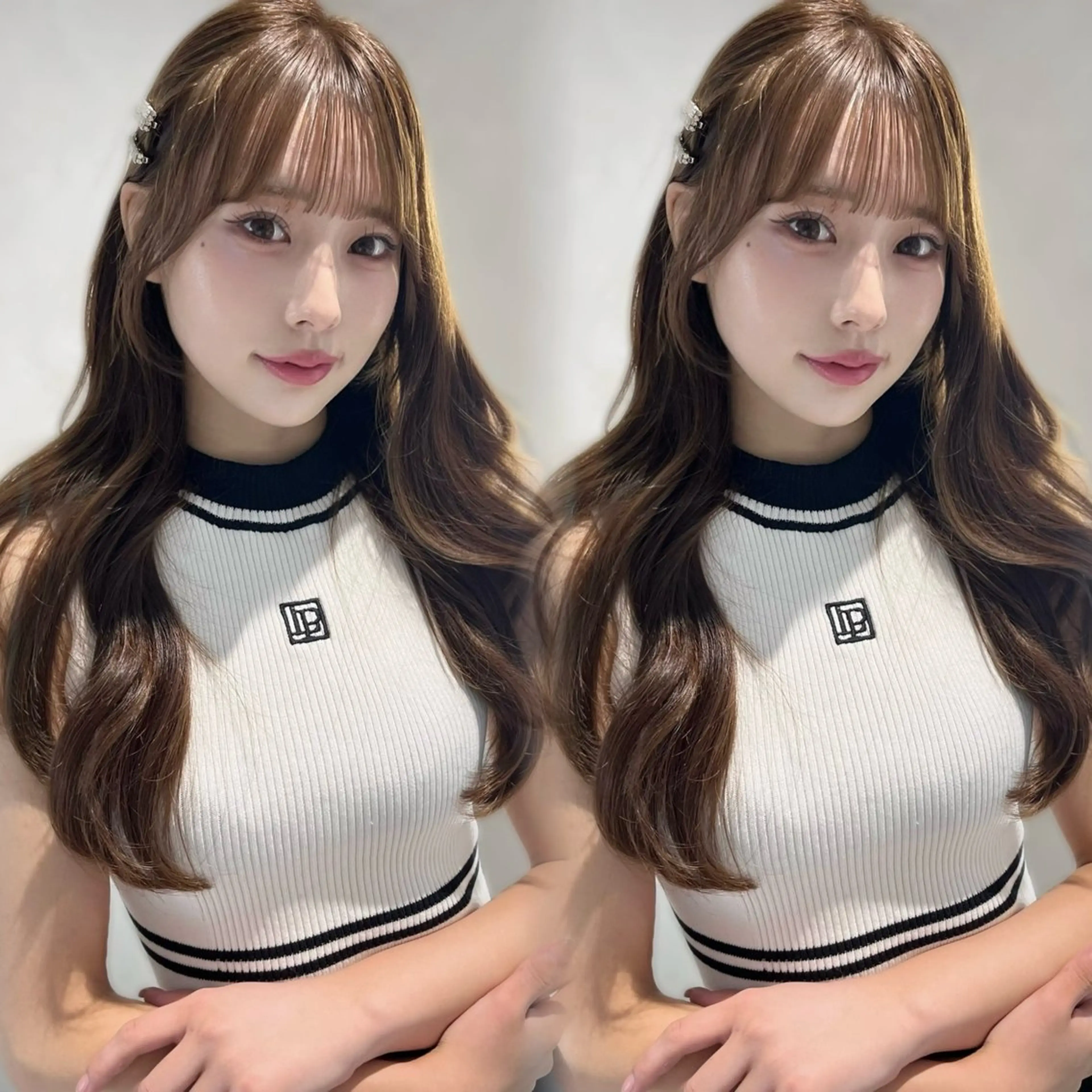 ロング ヘアカラー トリートメント 韓国ヘア×艶髪🎀 池袋/Rina🩶のヘアスタイル