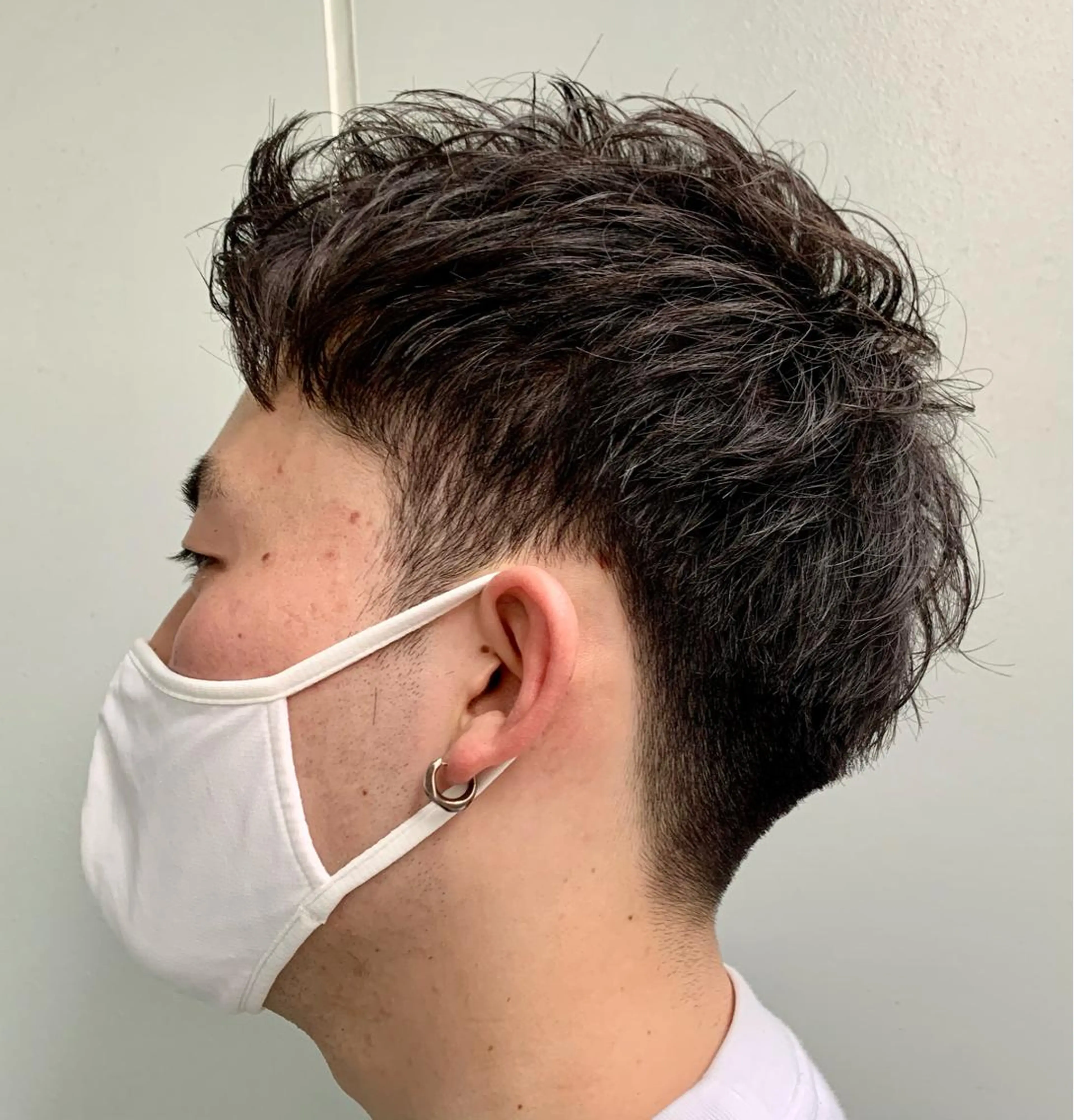 ショート パーマ メンズ カット パーマ 明治神宮前 NANAMIのヘアスタイル