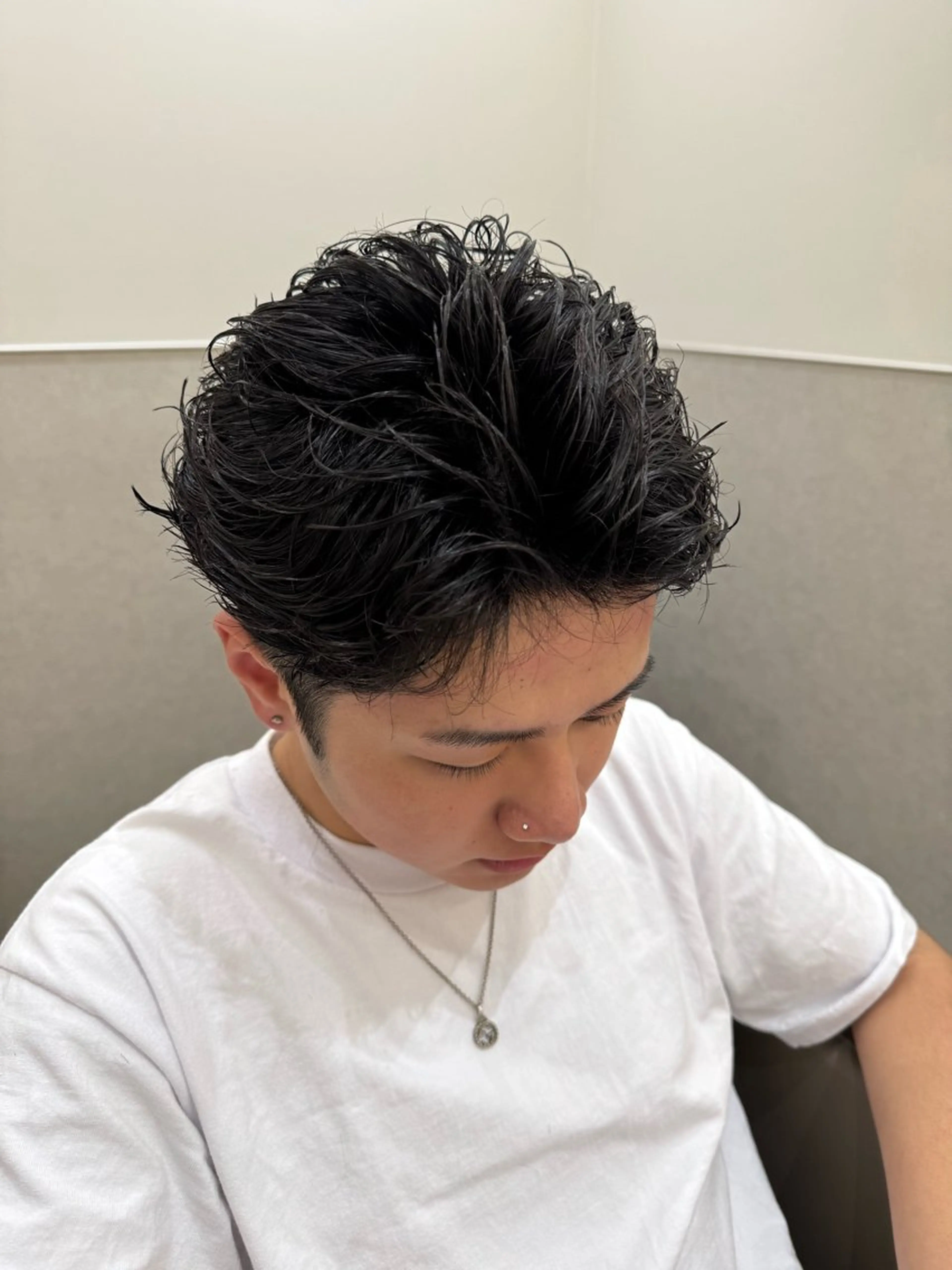 パーマ メンズ カット パーマ zina天王寺/ メンズ特化のヘアスタイル