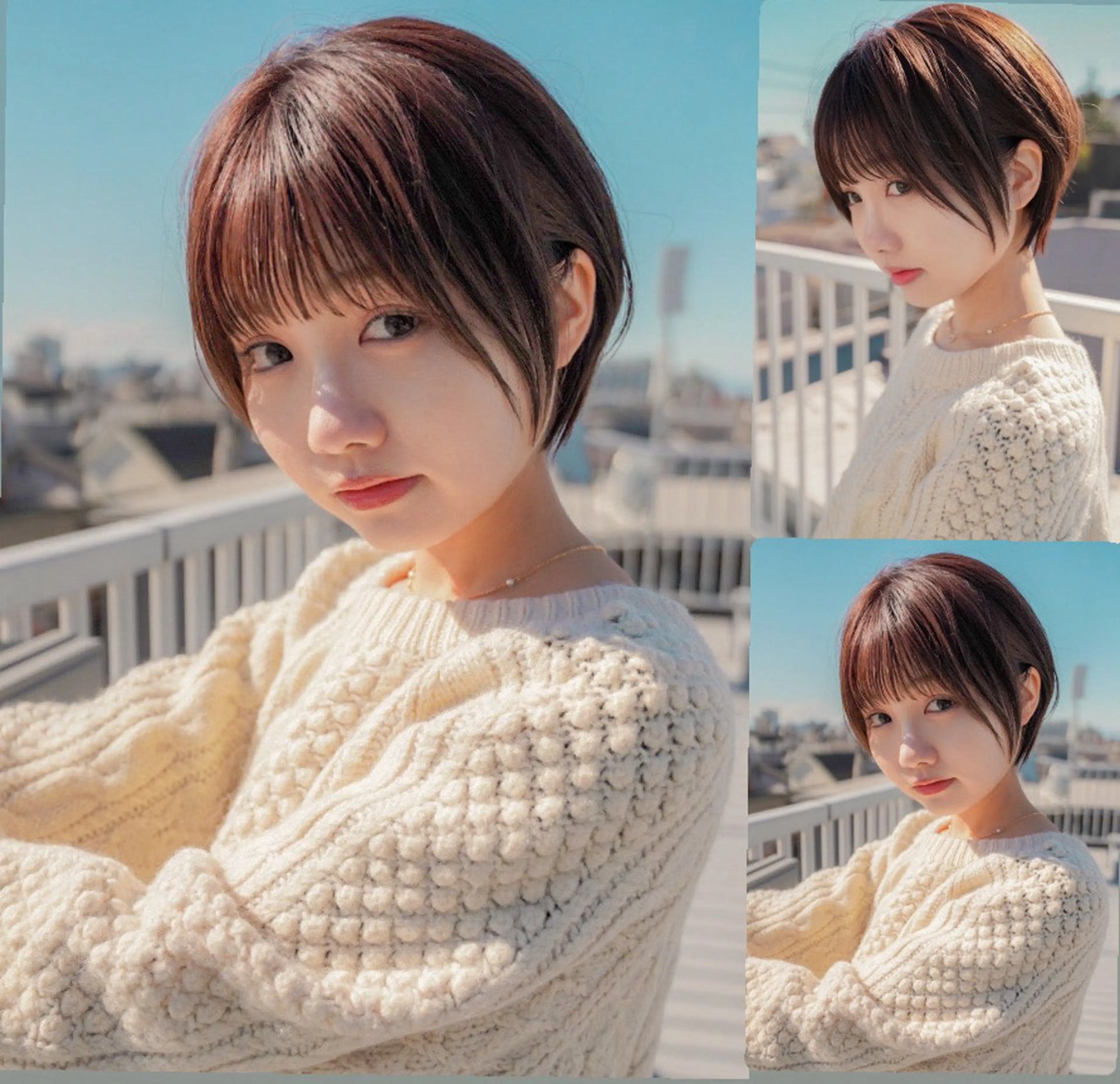 ショート カラー 丸みショート ショートヘア トリートメント 岡安優太 顔まわり似合せが得意のヘアスタイル