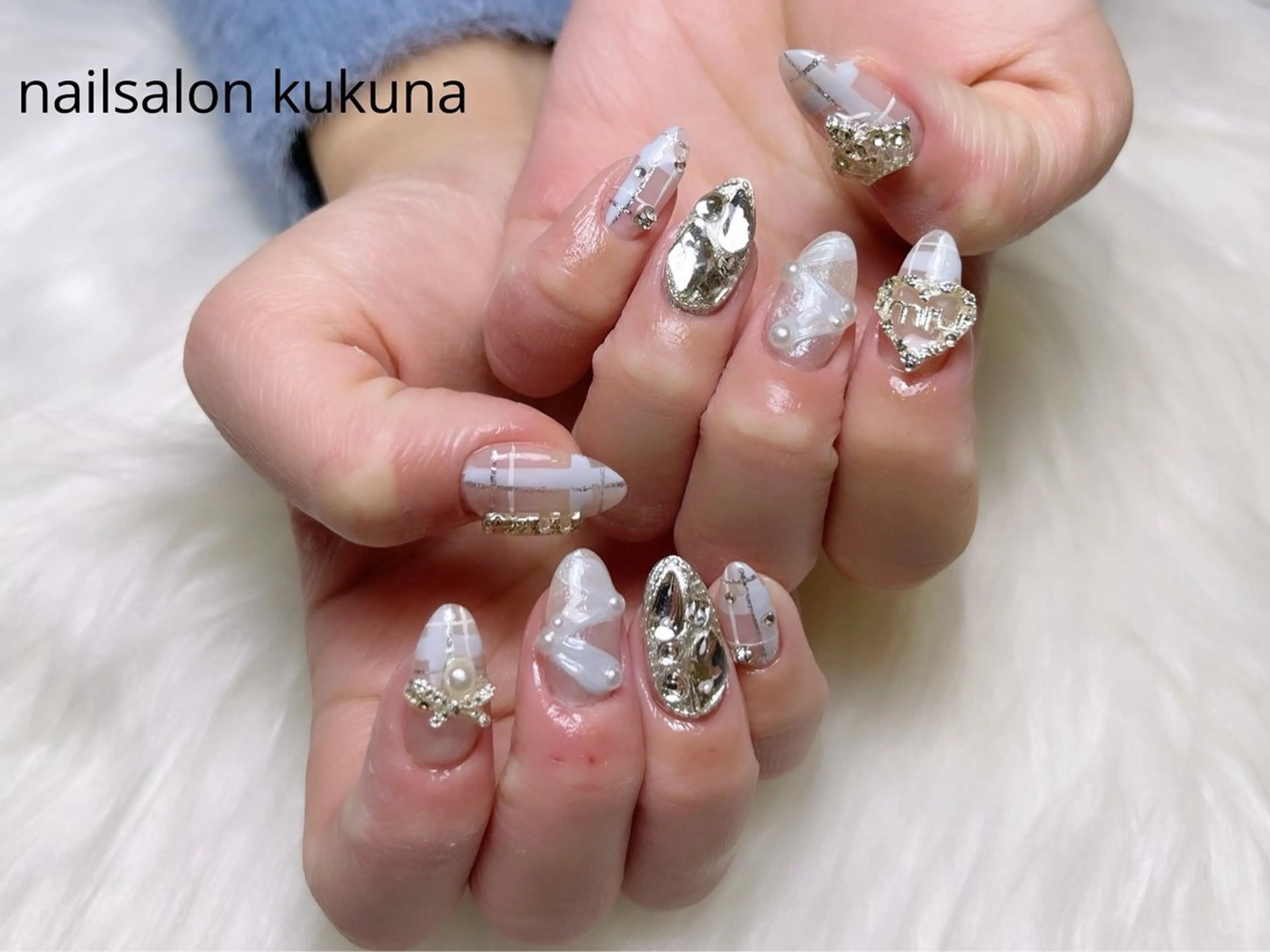 ネイル ハンドネイル ハンドケア nail salon kukuna所属・ワンホン/韓国 nail 大阪アメ村のネイルデザイン