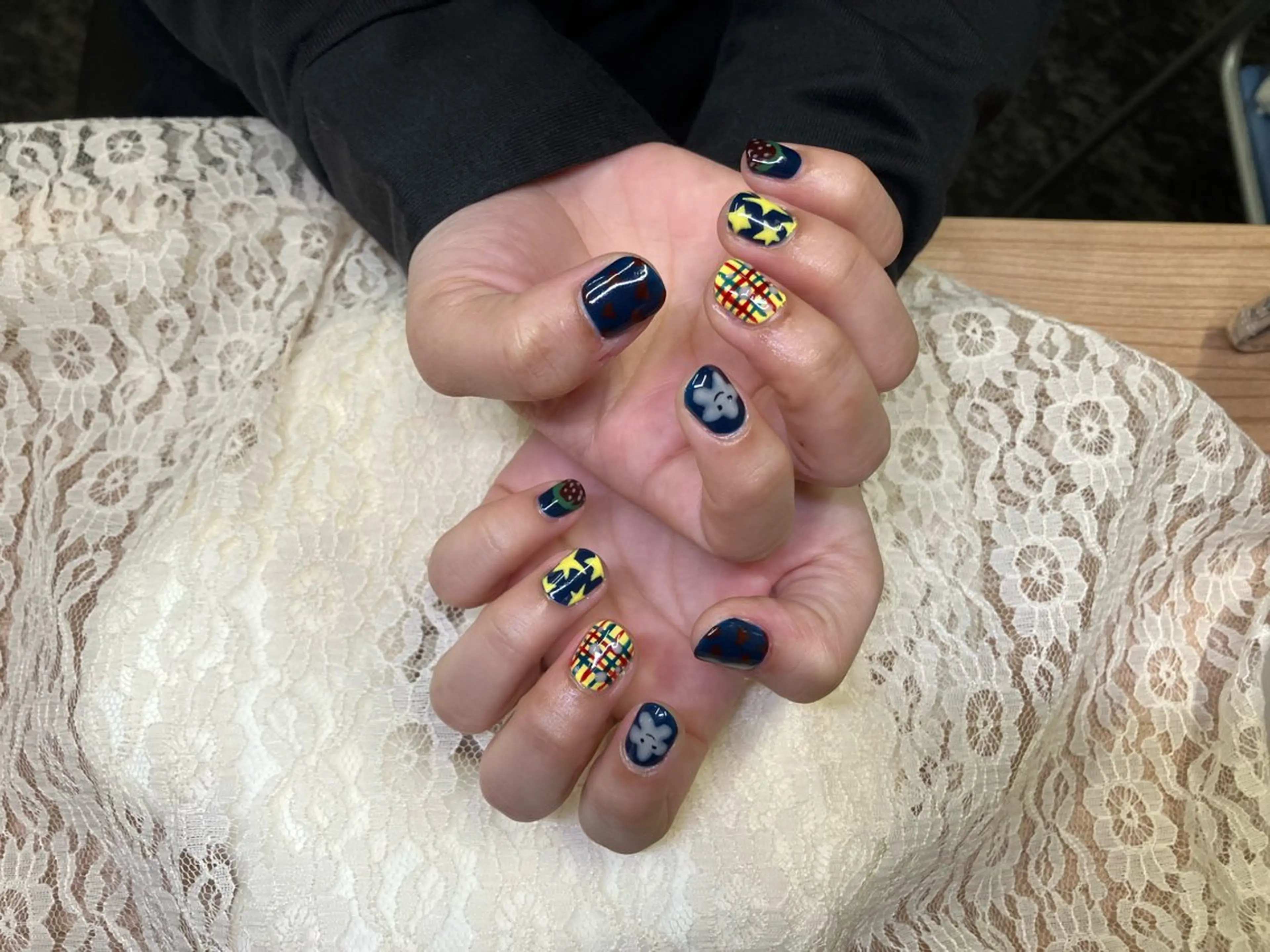 ネイル ハート 持ち込み ハンドネイル Horizon ☆ Nailsのネイルデザイン