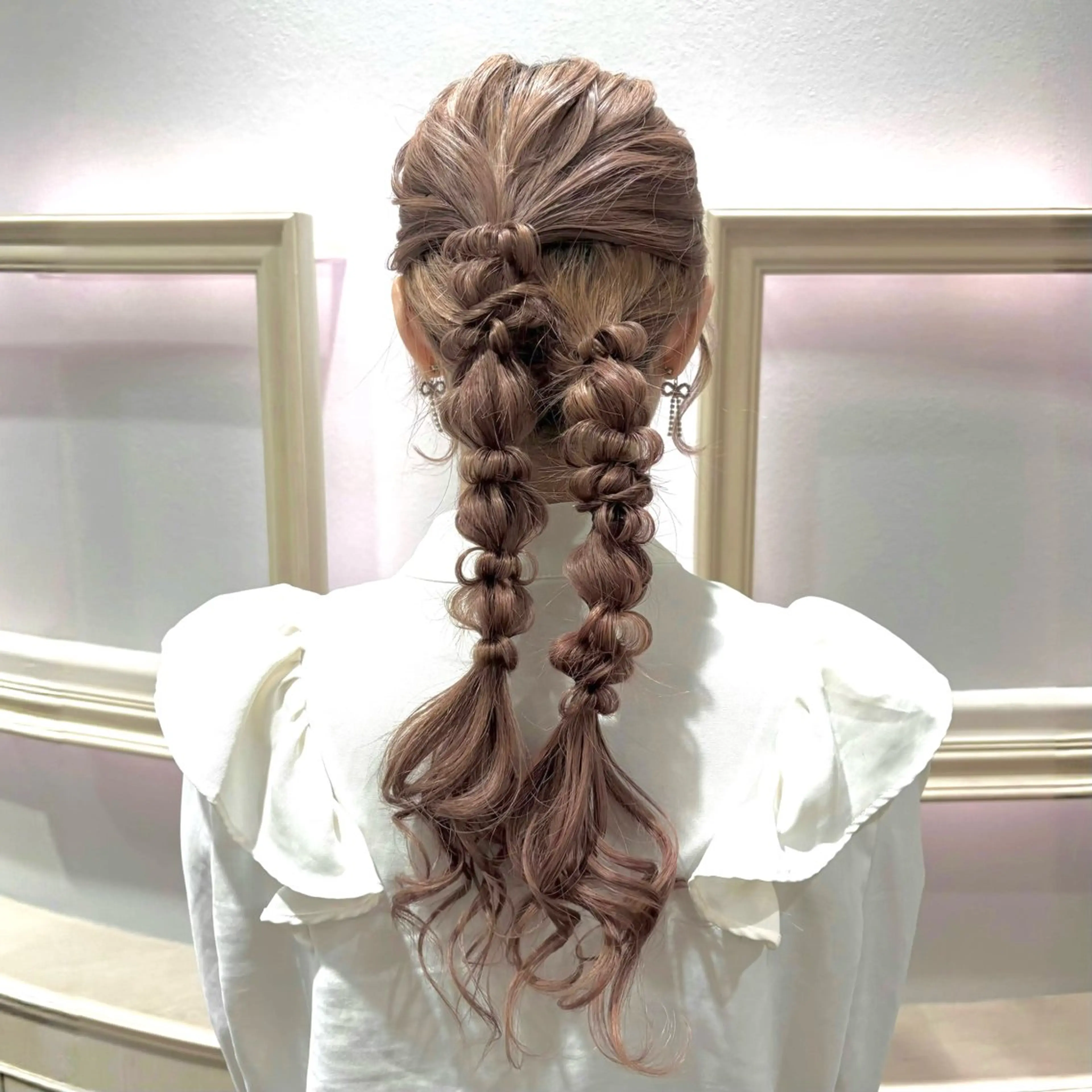 ロング ヘアアレンジ 縮毛矯正/Wカラー /アレンジ🌙あまにのヘアスタイル