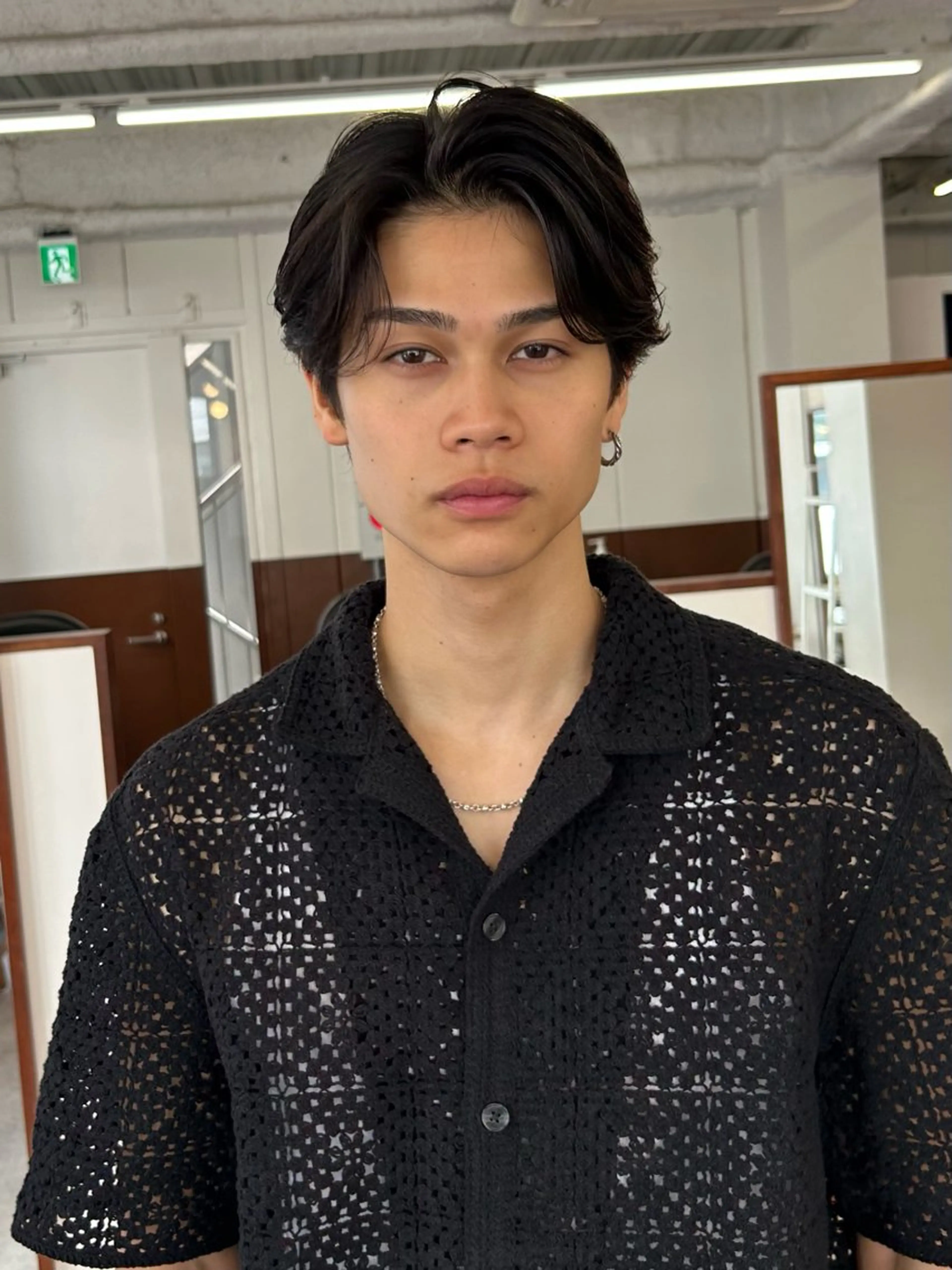 ⛄️お悩み解決⛄️メンズカット➕前髪立ち上げスポットパーマの写真