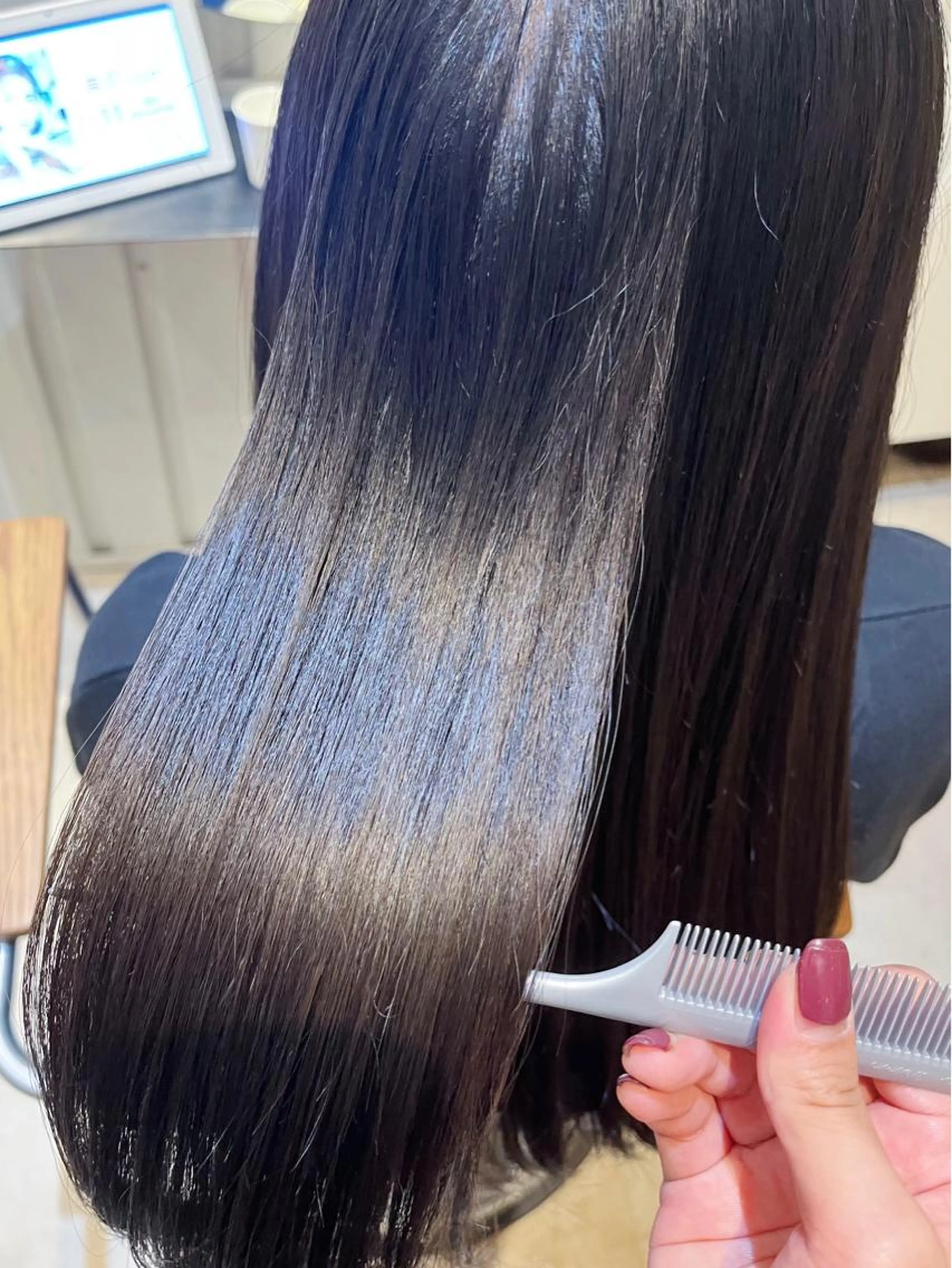 髪質改善トリートメント(カシミアtr)💧♡ 持続させたい方！髪の毛に︎︎"艶"が欲しい方¨̮⃝の写真