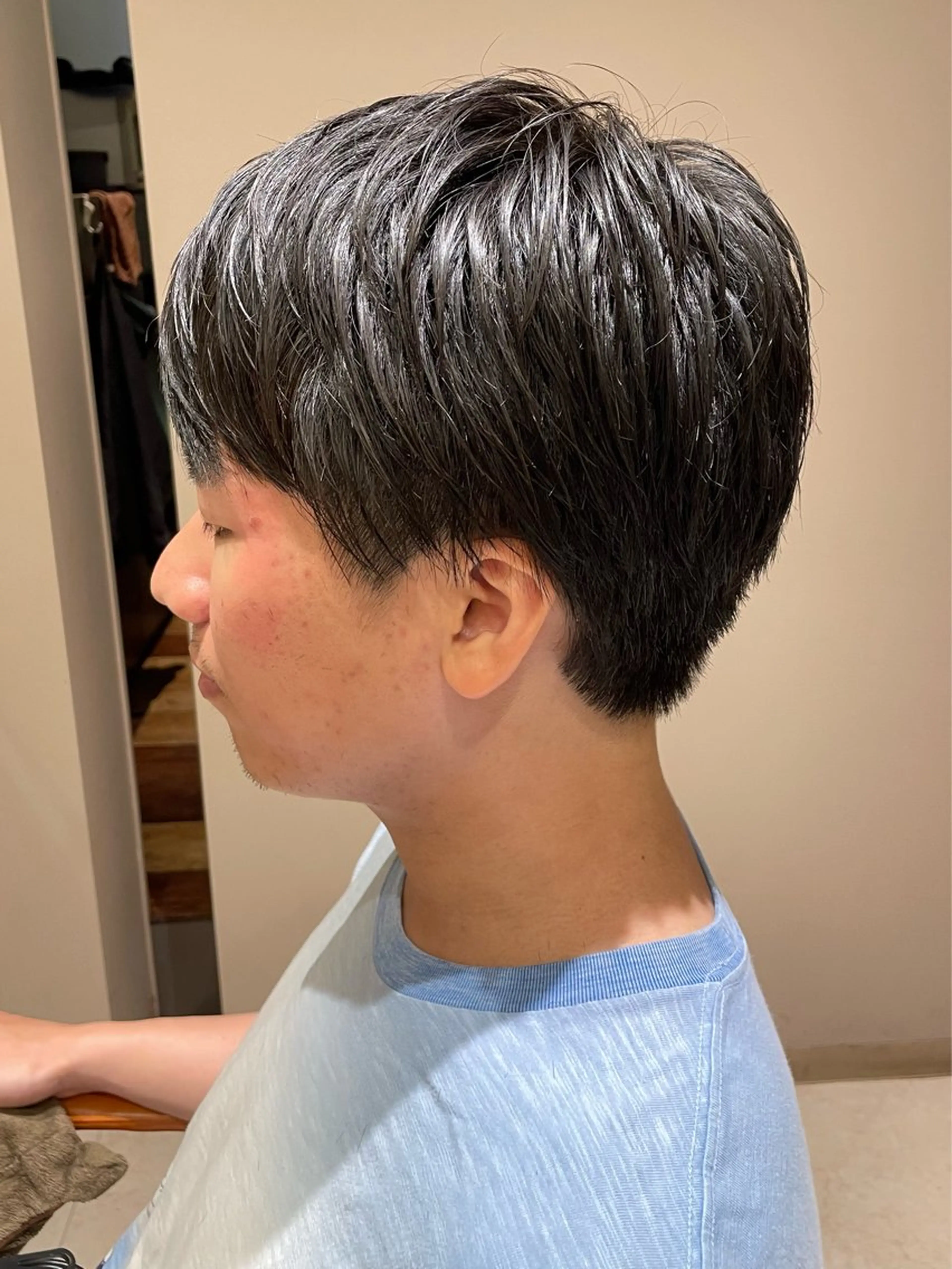 ショート メンズ カット 暖色/ベージュ/ メンズ/鈴木彩のヘアスタイル