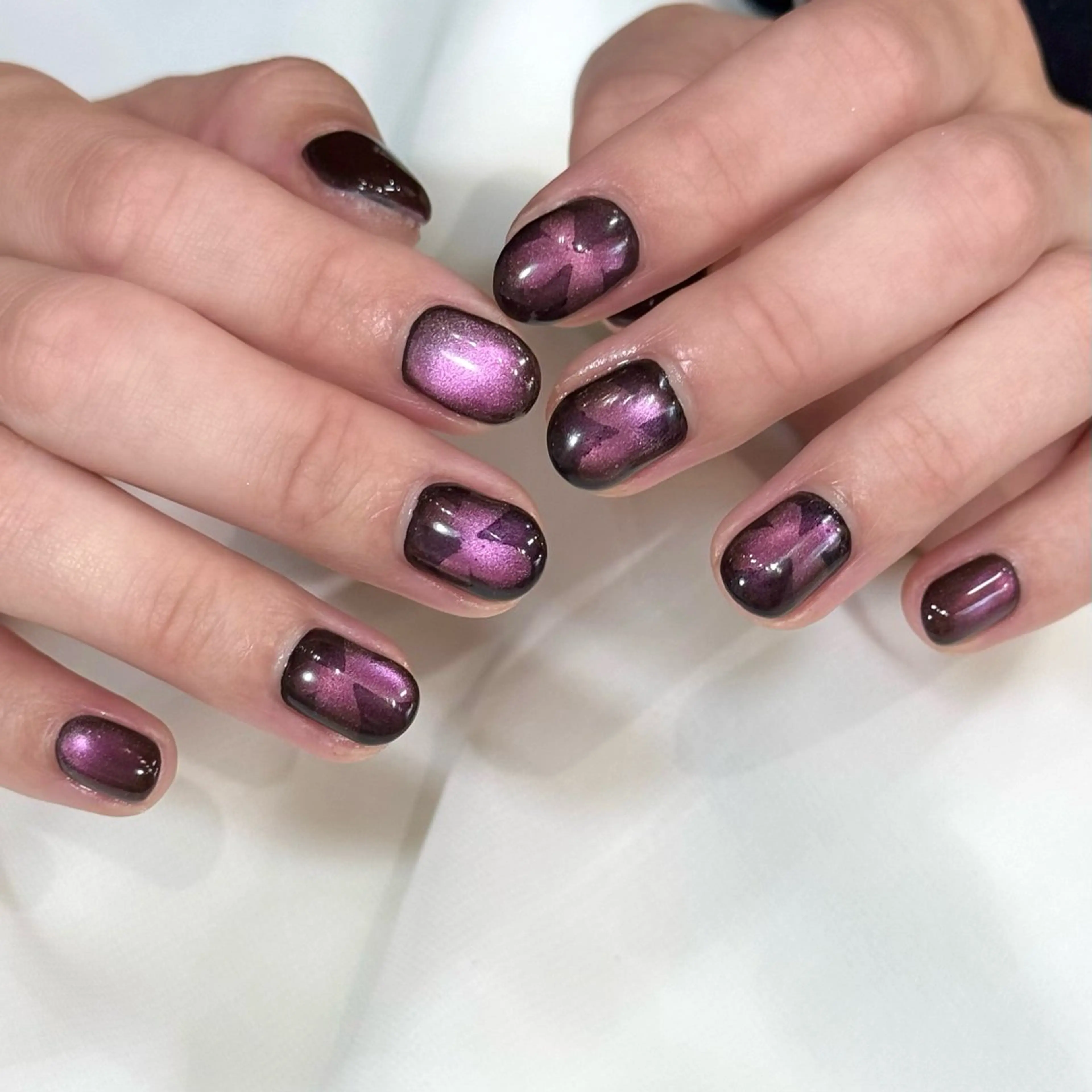 ネイル アートネイル マグネットネイル ハンドネイル HARUKA ネイリスト福岡/薬院のネイルデザイン