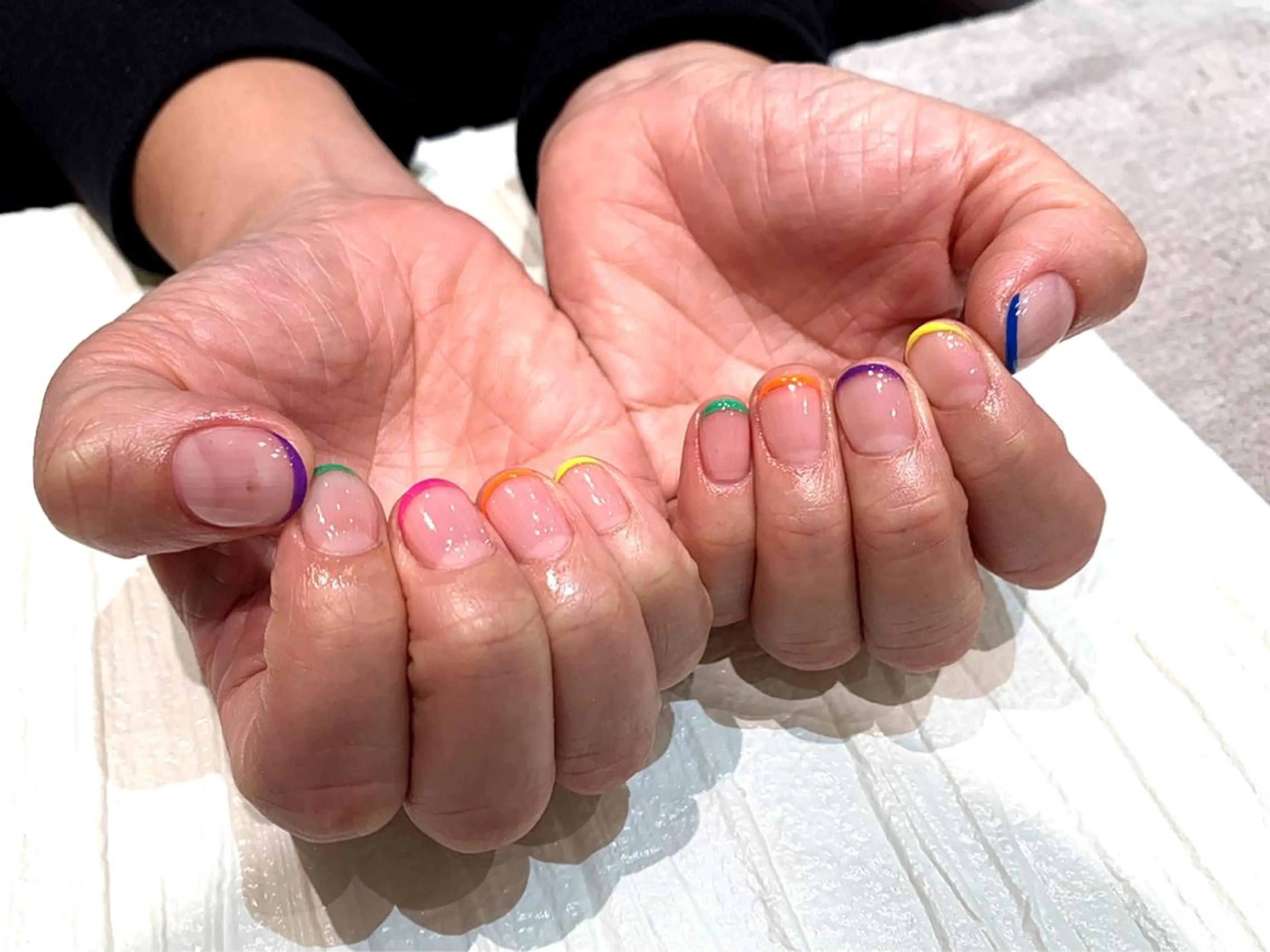 ネイル フレンチネイル ハンドネイル nailAVANCE akariのネイルデザイン