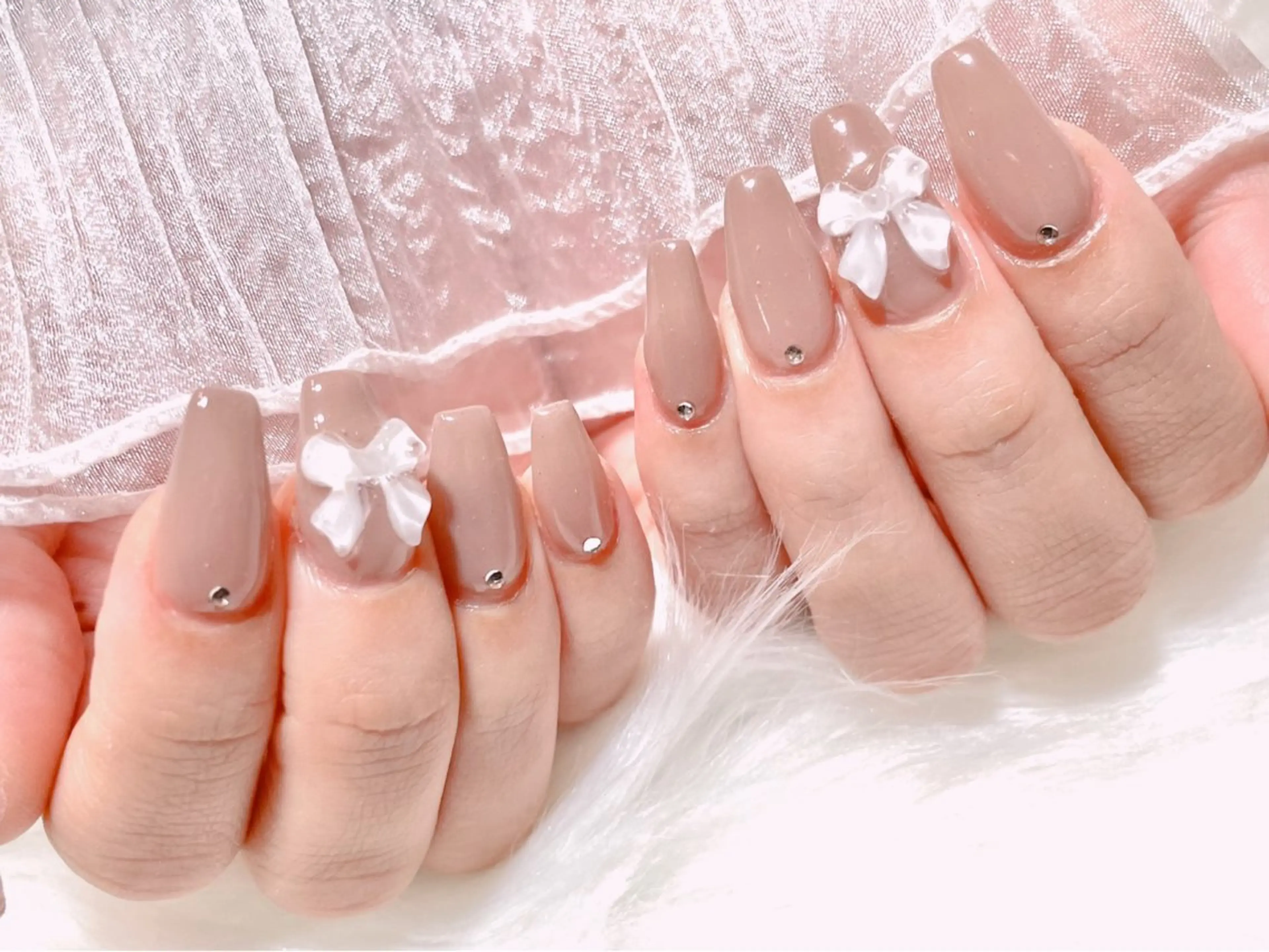 ネイル ジェルネイル パラジェル ワンホンネイル ハンドネイル ゆりか ジョアアンジェ福島のネイルデザイン