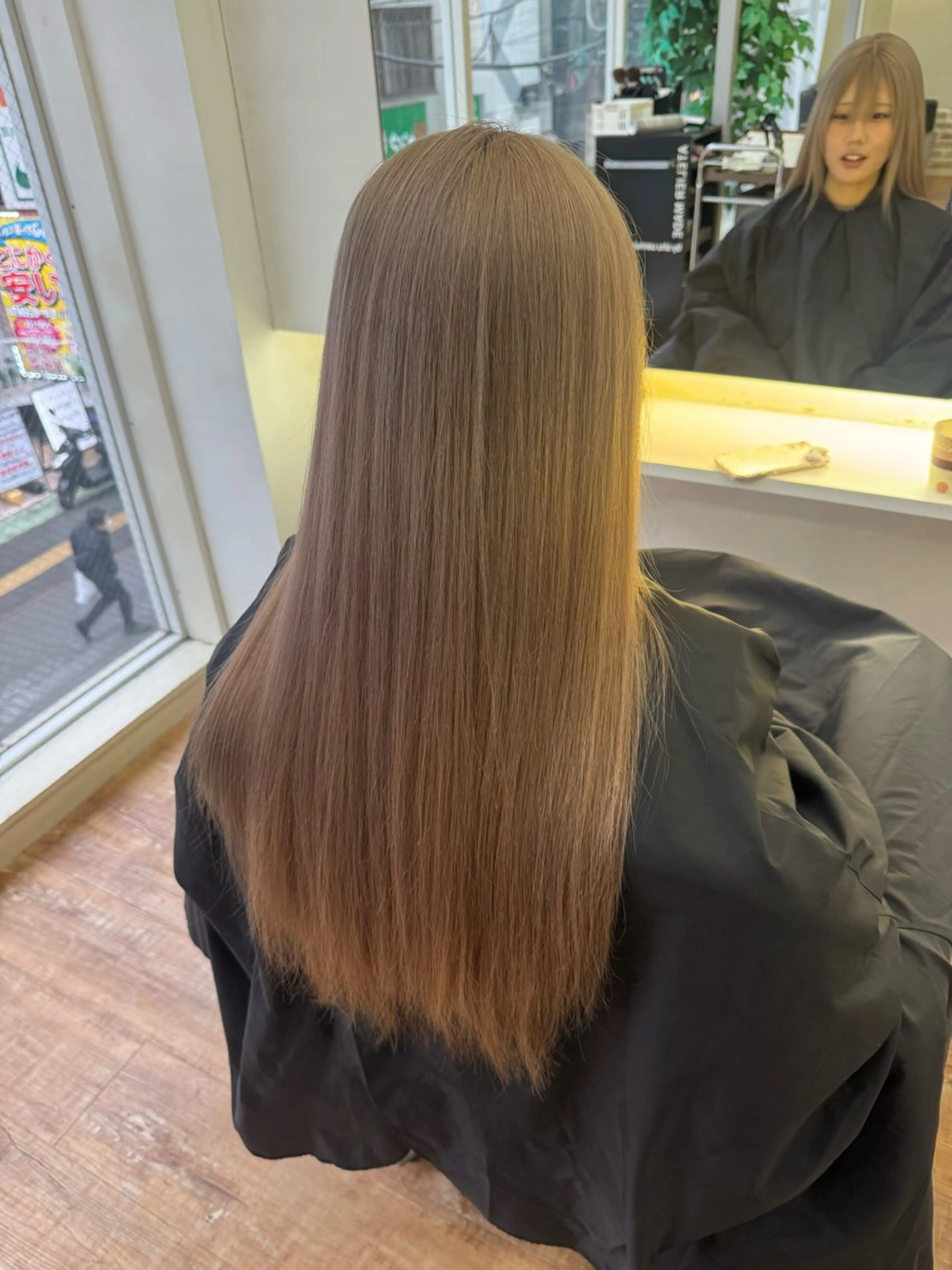 ロング ヘアカラー トリートメント hip's eyes 渡辺舜のヘアスタイル