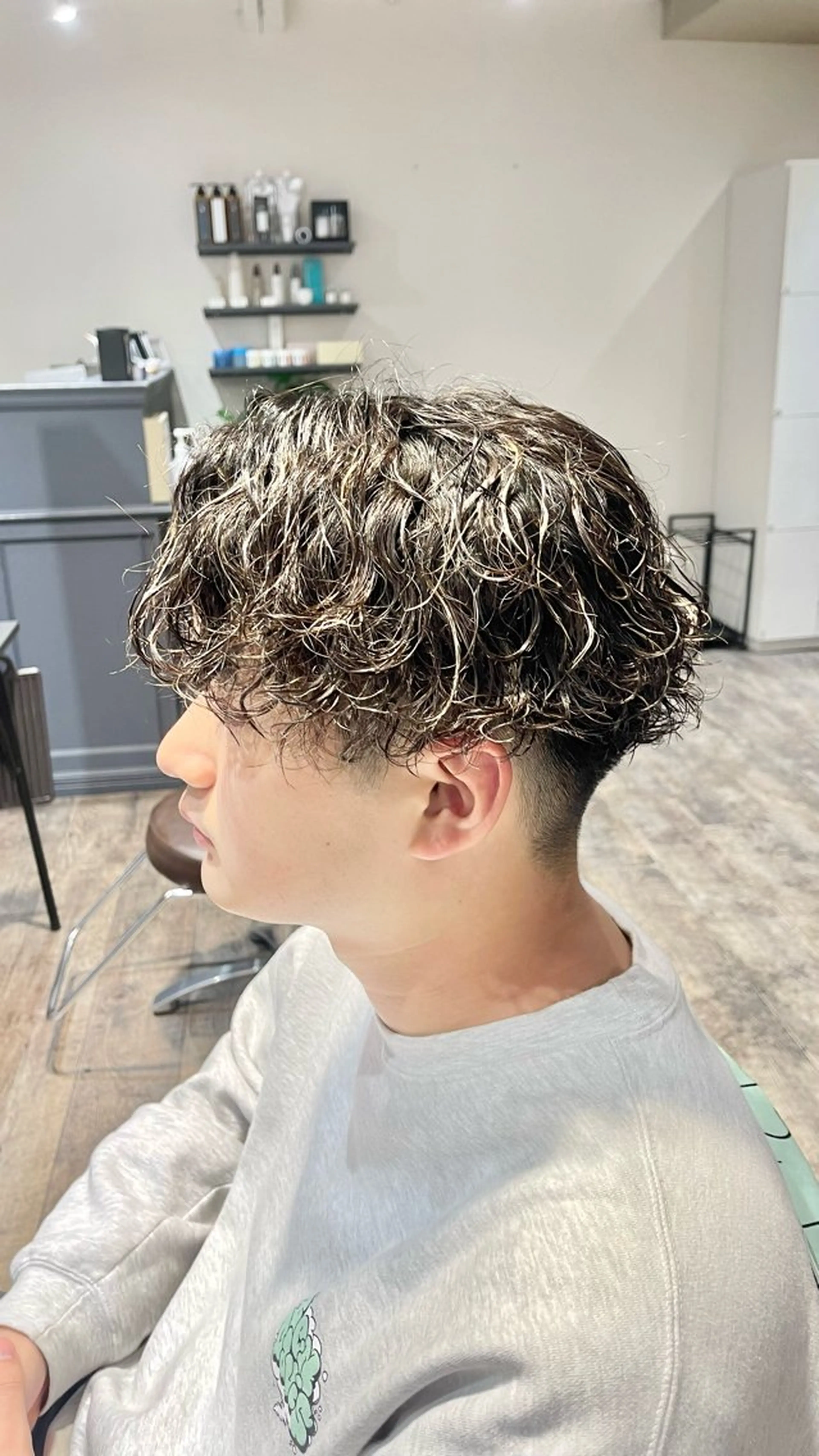 パーマ メンズ 大人男子の メンズパーマのヘアスタイル