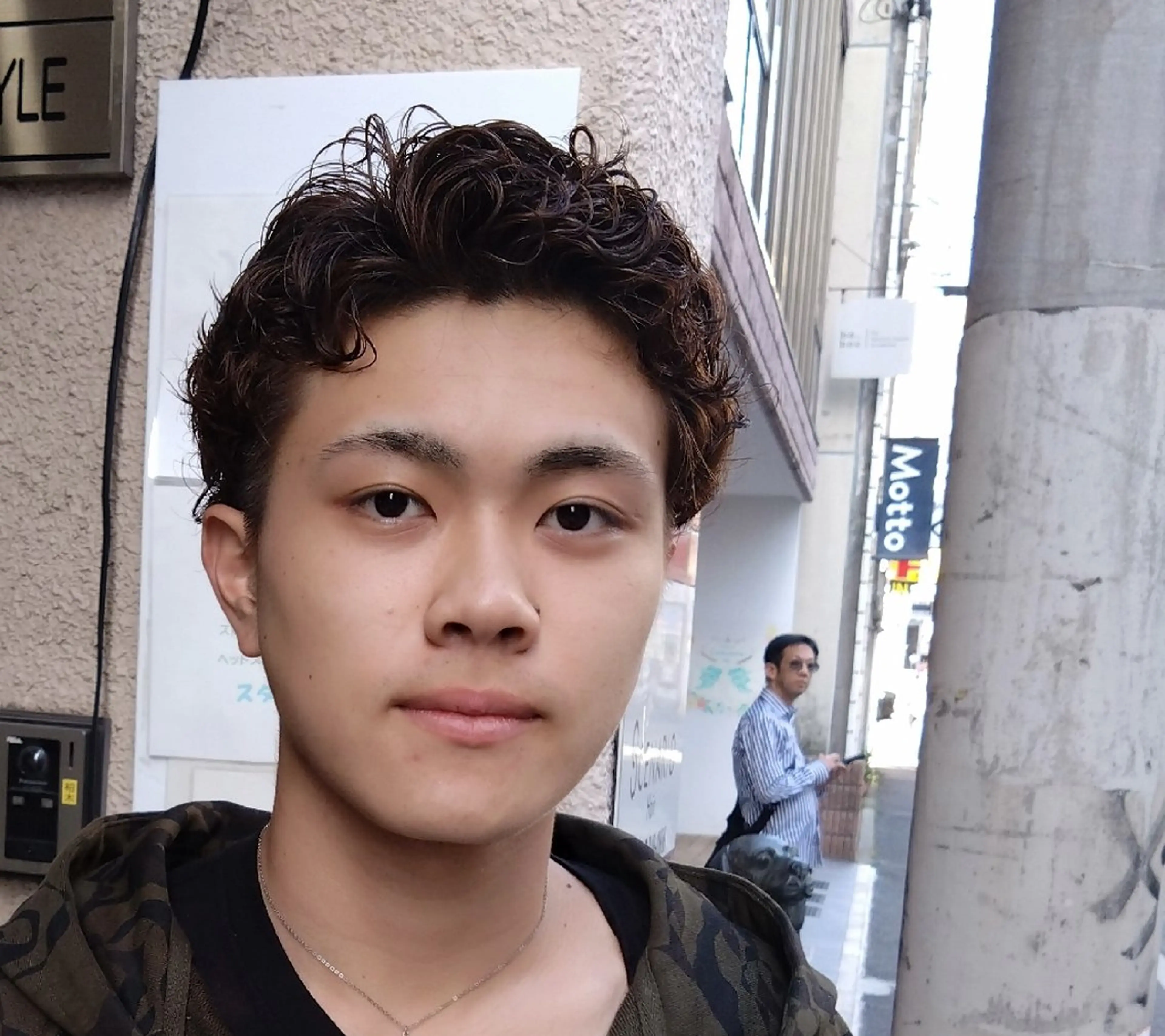 ショート パーマ カラー メンズ スペインカール カット ヘアカラー パーマ トリートメント 袋町【シナリオ】 Scenarioのヘアスタイル