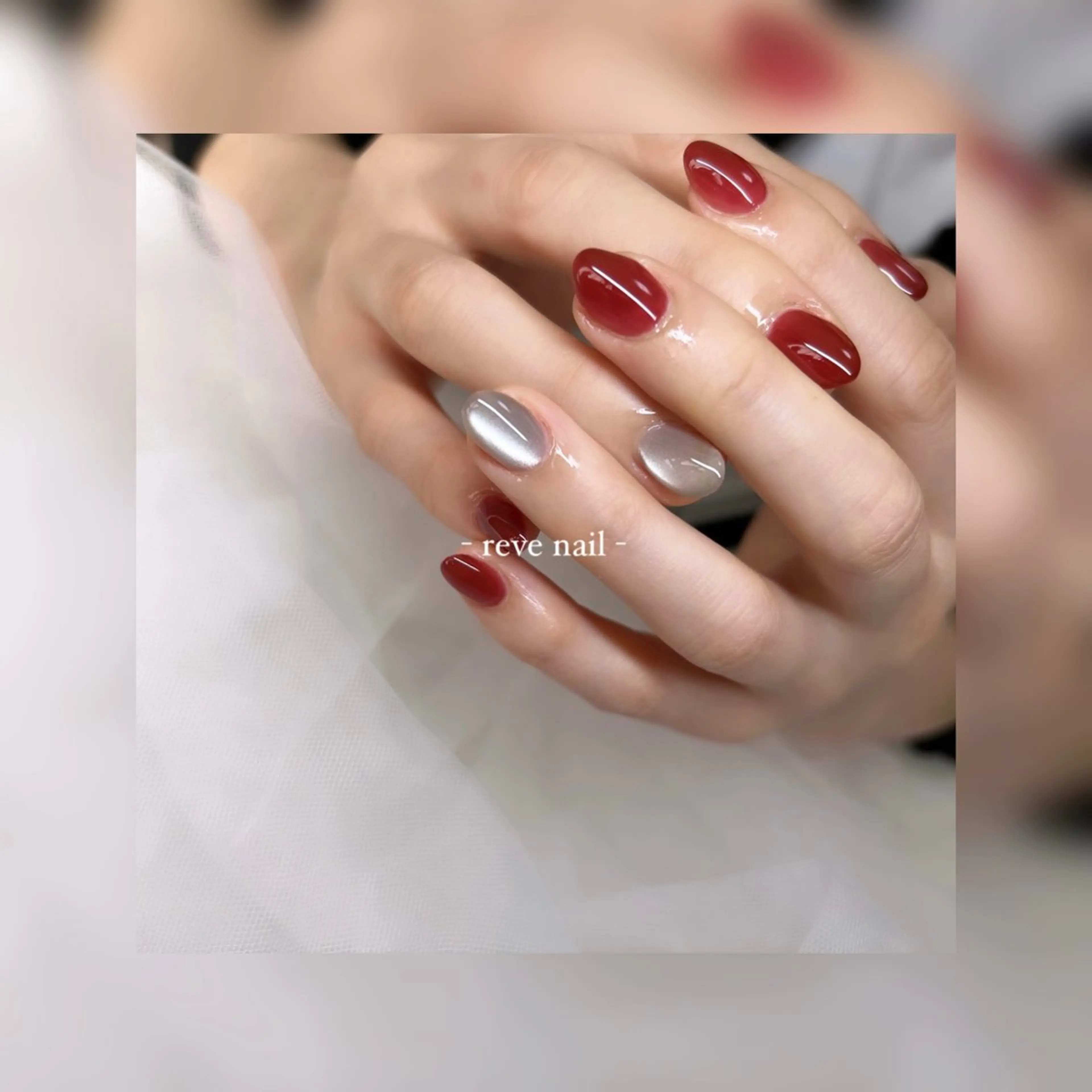 ネイル ハンドネイル 門真市 三ツ島 reve nailのネイルデザイン