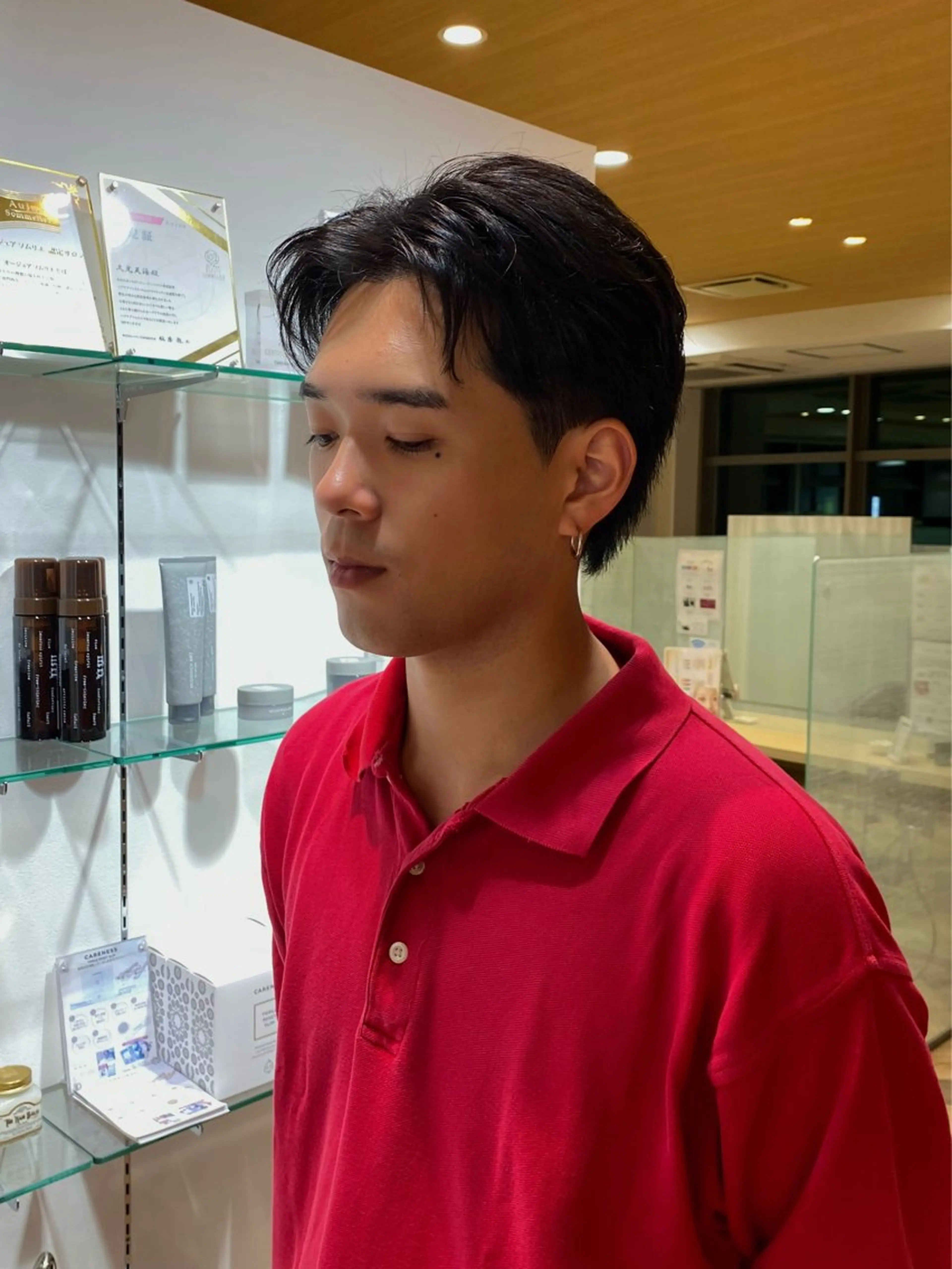 メンズ センターパート カット Yamada Ami🪐のヘアスタイル