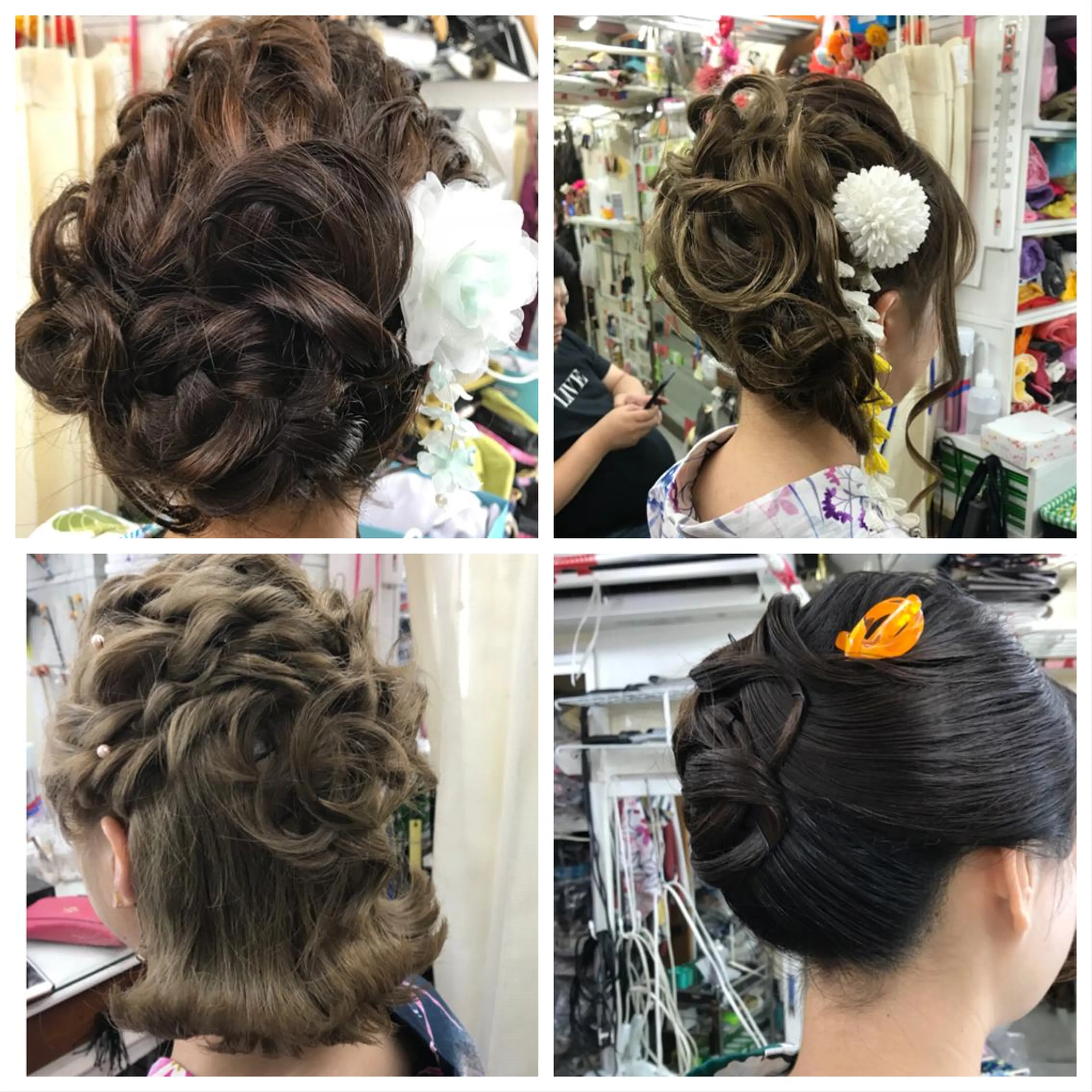 ヘアアレンジ 浴衣 上辻 博司のヘアスタイル