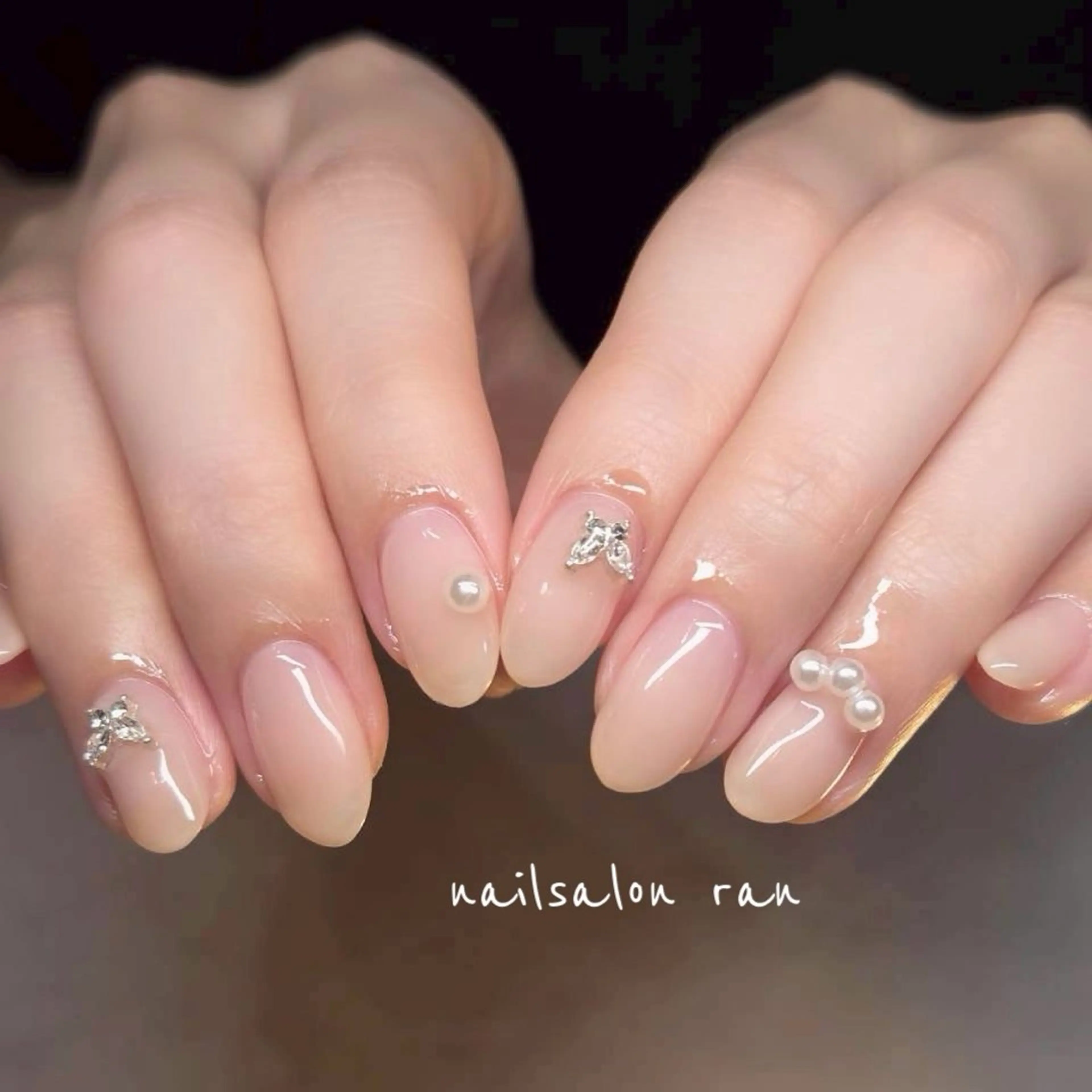 ネイル 春ネイル ハンドネイル nailsalon ranのネイルデザイン