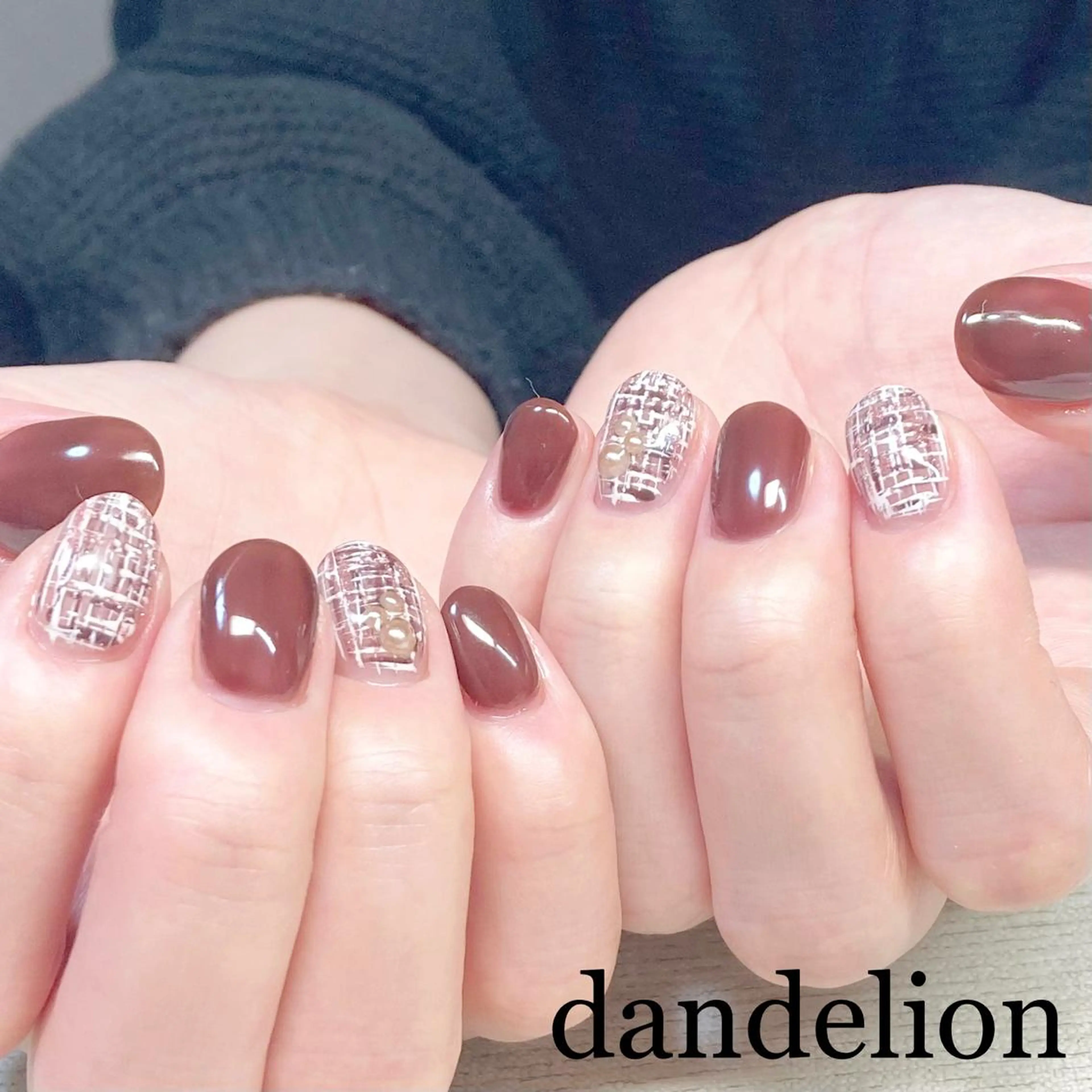 ネイル ハンドネイル ハンドケア dandelion ダンデライオンのネイルデザイン