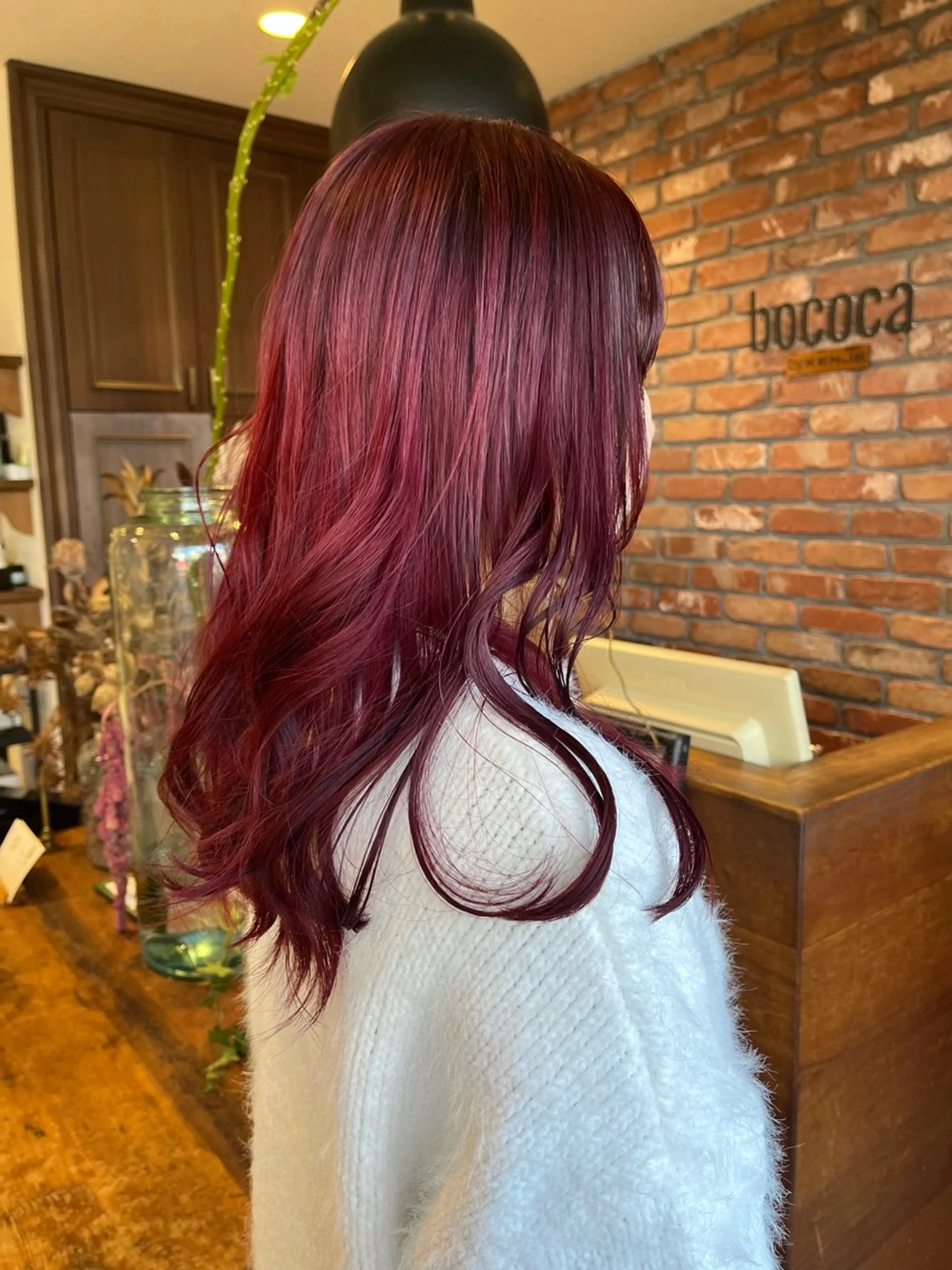 ミディアム カラー 田中 里奈のヘアスタイル