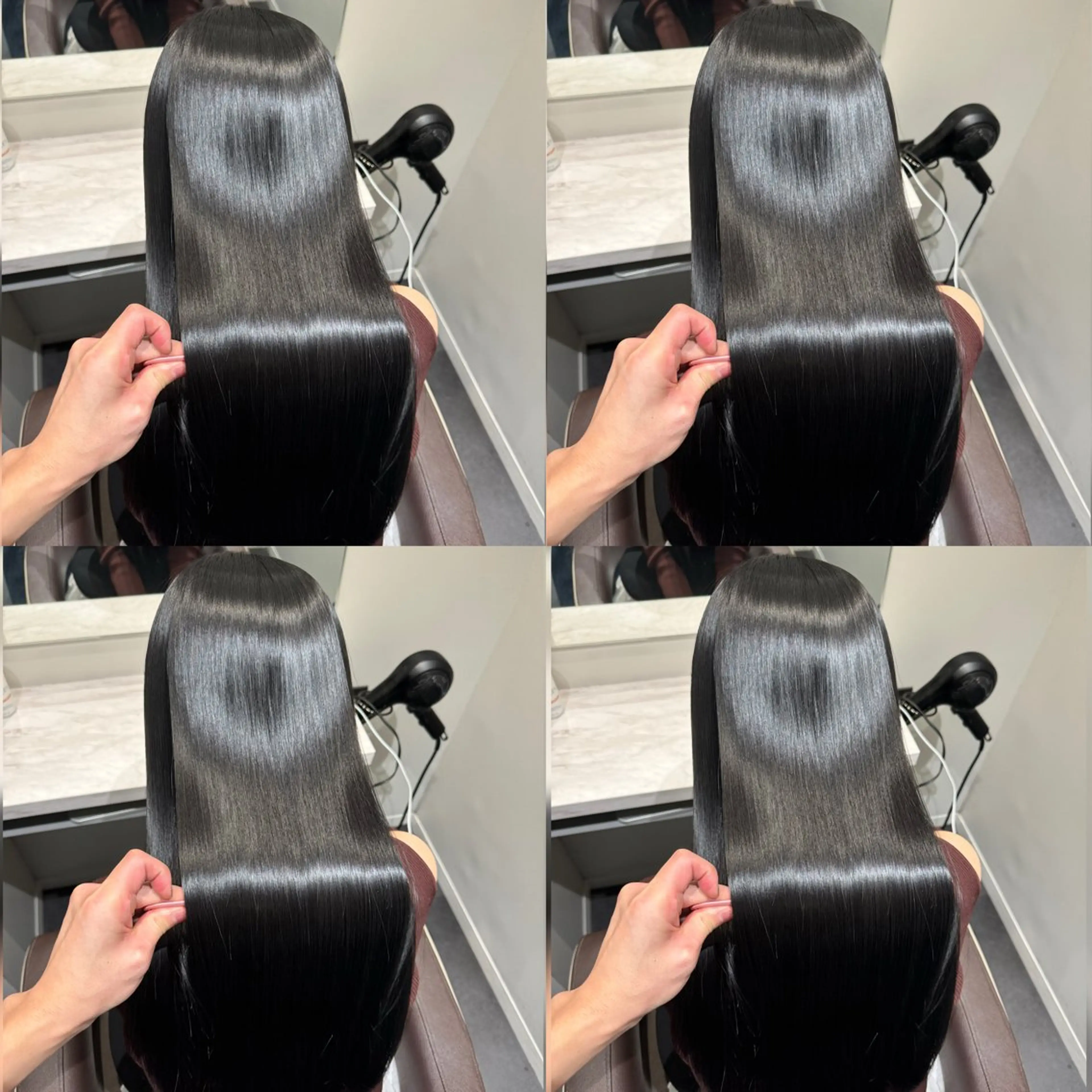 ロング カラー 髪質改善 韓国風ヘア 縮毛矯正 TAKUMI 【美髪特化】のヘアスタイル