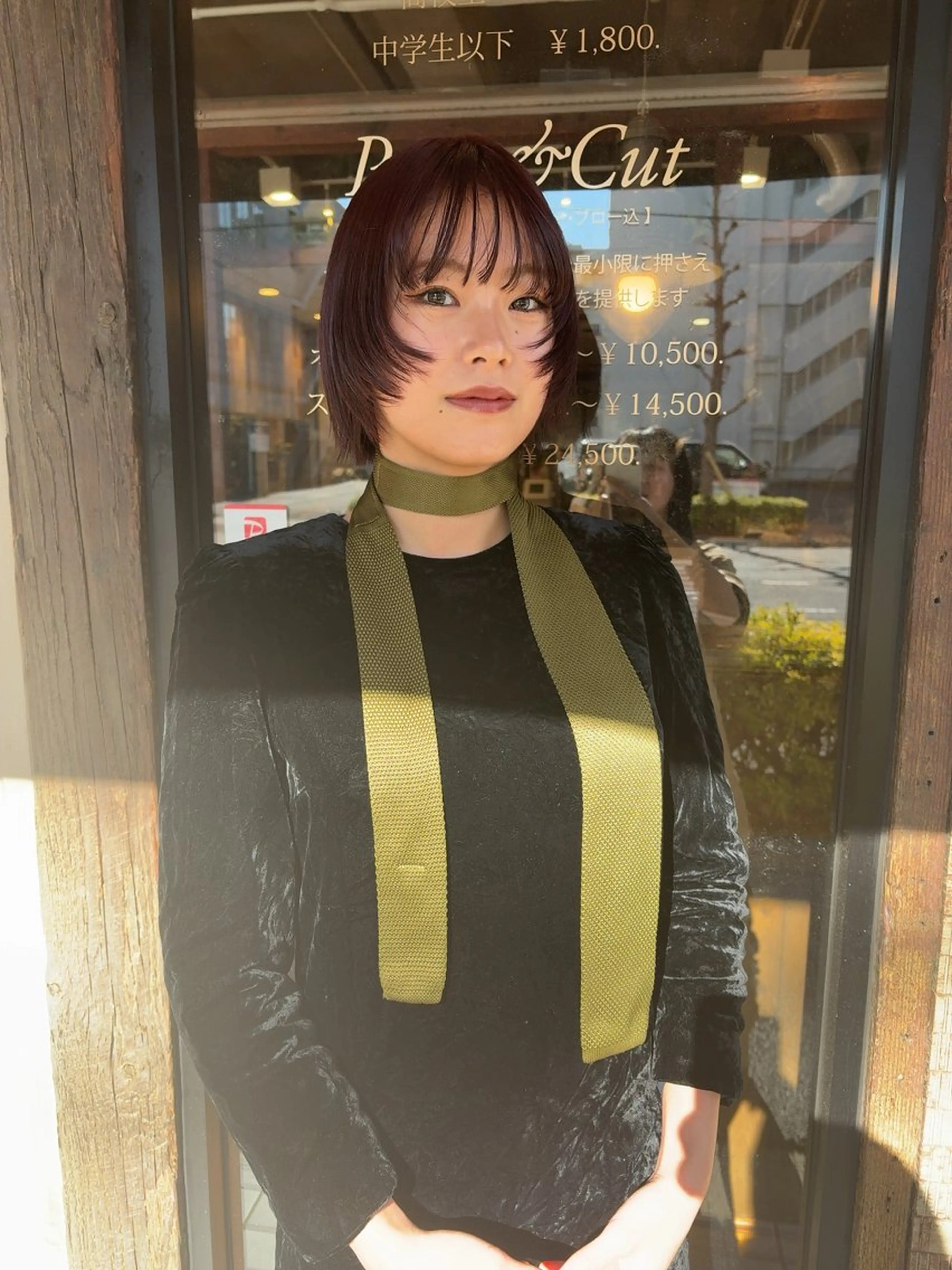 ショート 根本 真帆のヘアスタイル