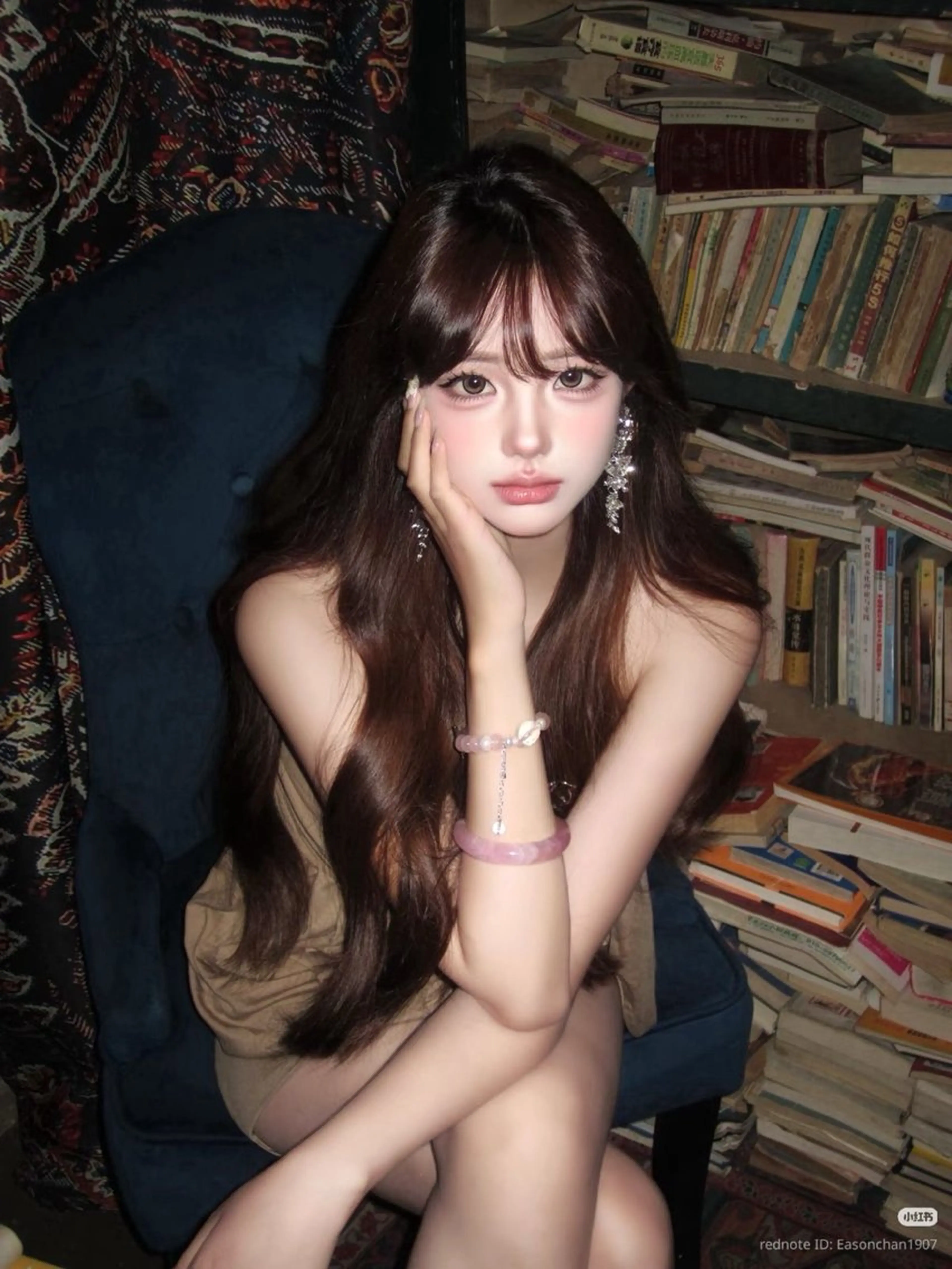 ロング カラー ベージュカラー ブリーチ ダブルカラー ブリーチなしカラー 小顔カット カット ヘアカラー トリートメント 原宿/ワンホンヘア SAAYA🖤のヘアスタイル