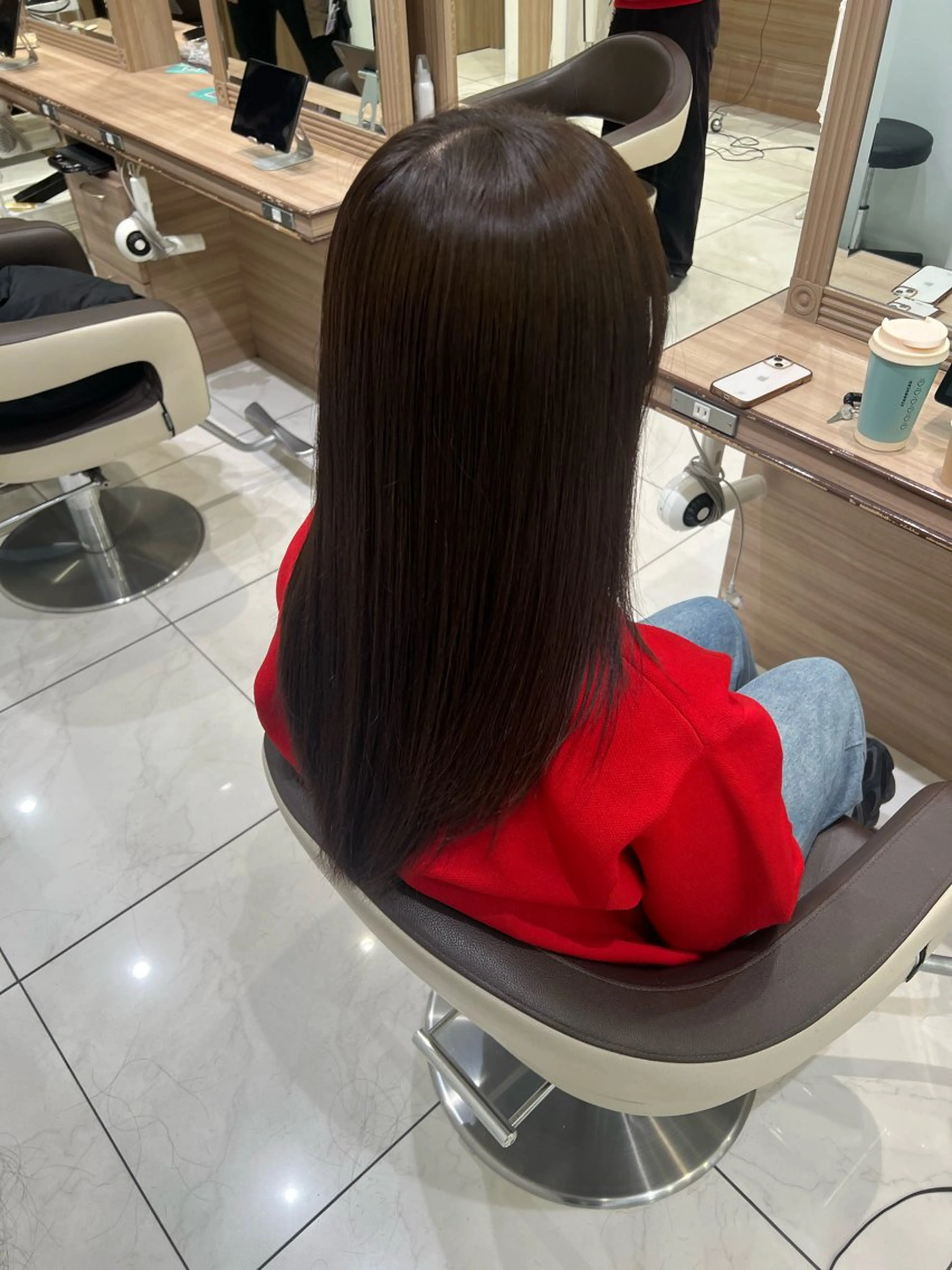 カラー ✨髪質改善カラー 佐藤怜央✨のヘアスタイル