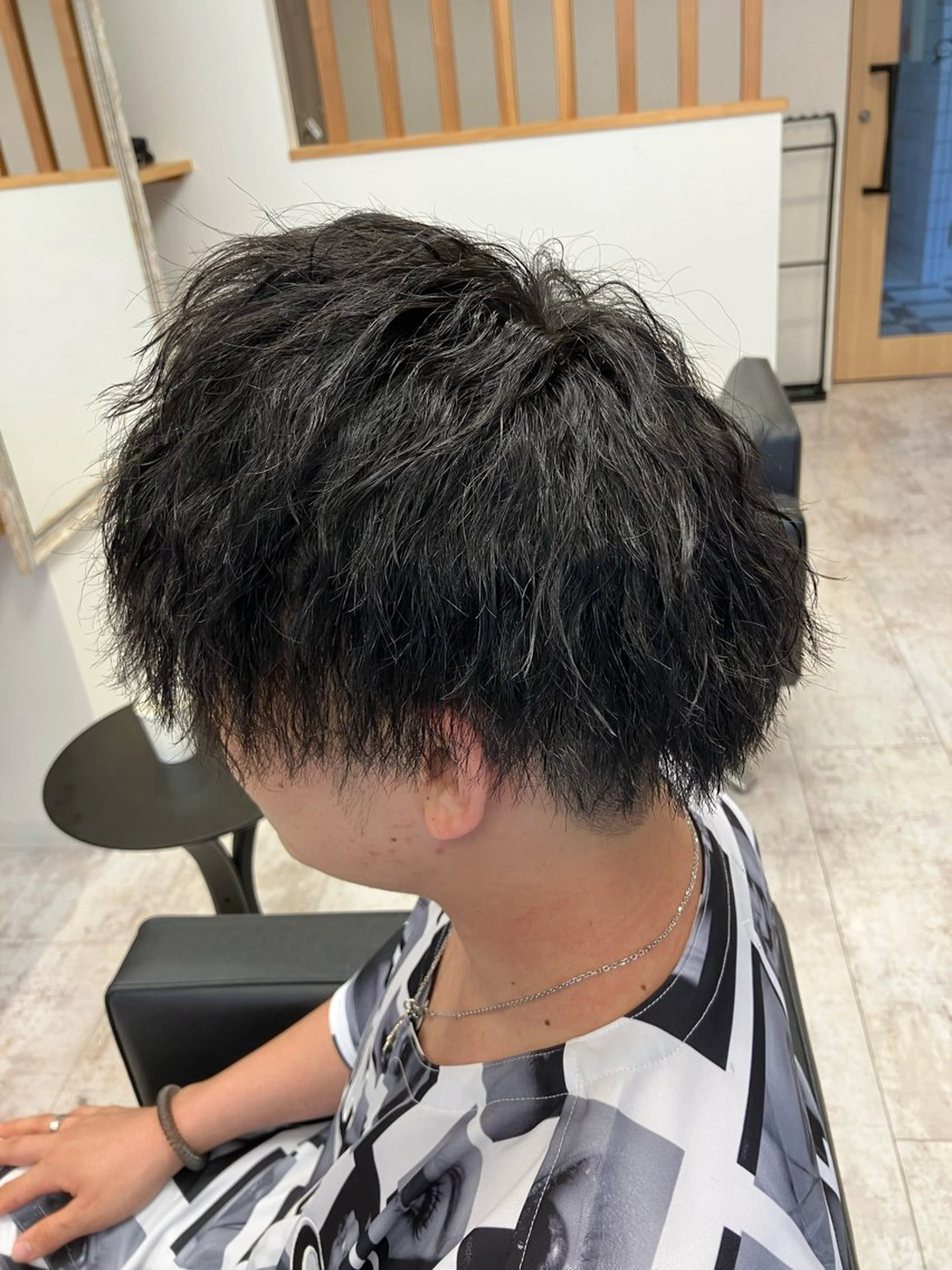 パーマ メンズ カット パーマ メンズ特化/パーマ/ フェードWATARUのヘアスタイル