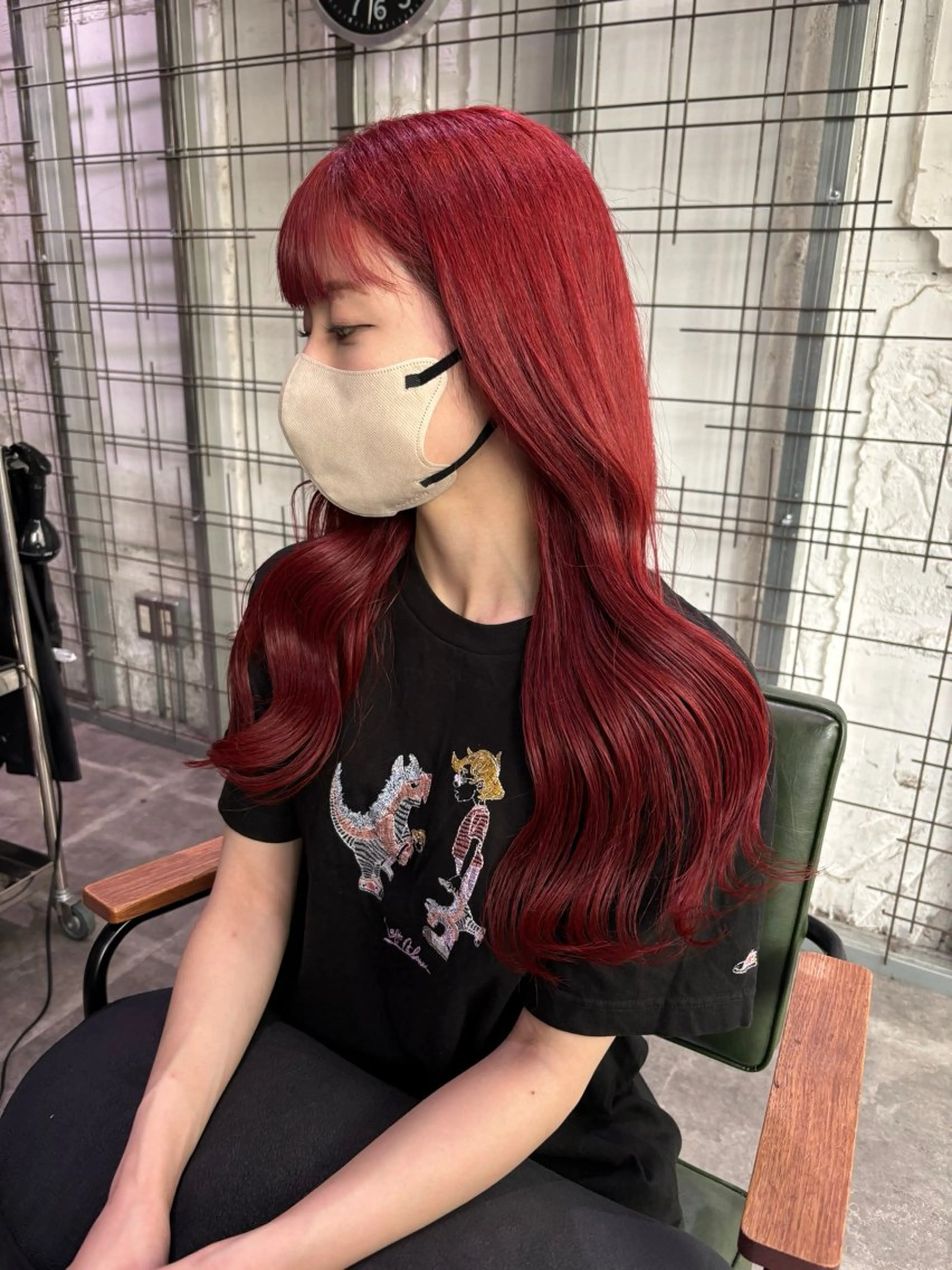 カラー ヘアカラー AYANE 韓国ヘア /レイヤーカットのヘアスタイル