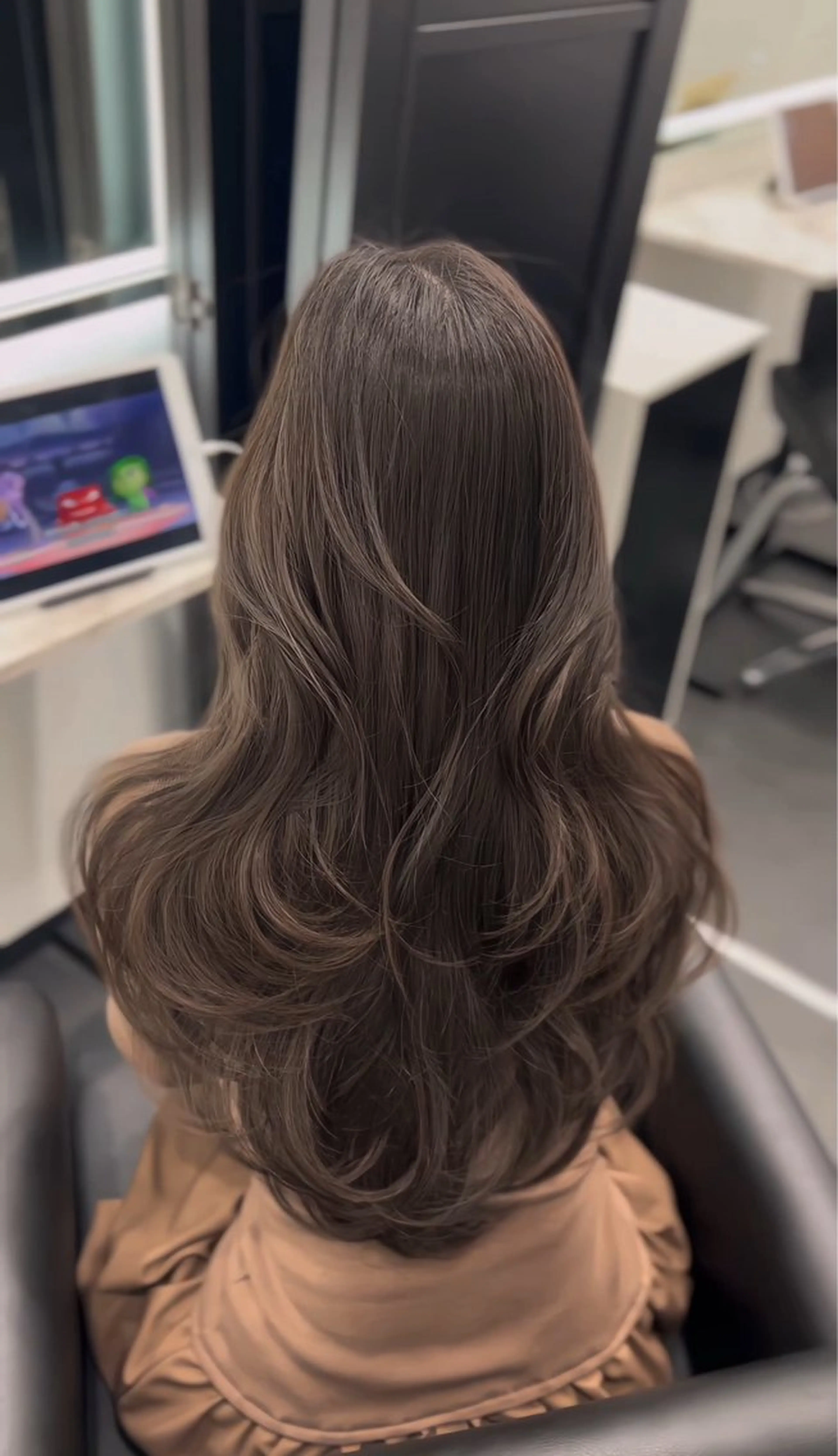 ロング カット ヘアカラー トリートメント 銀座/韓国/ワンホン 🤍艶髪🖤nahoのヘアスタイル